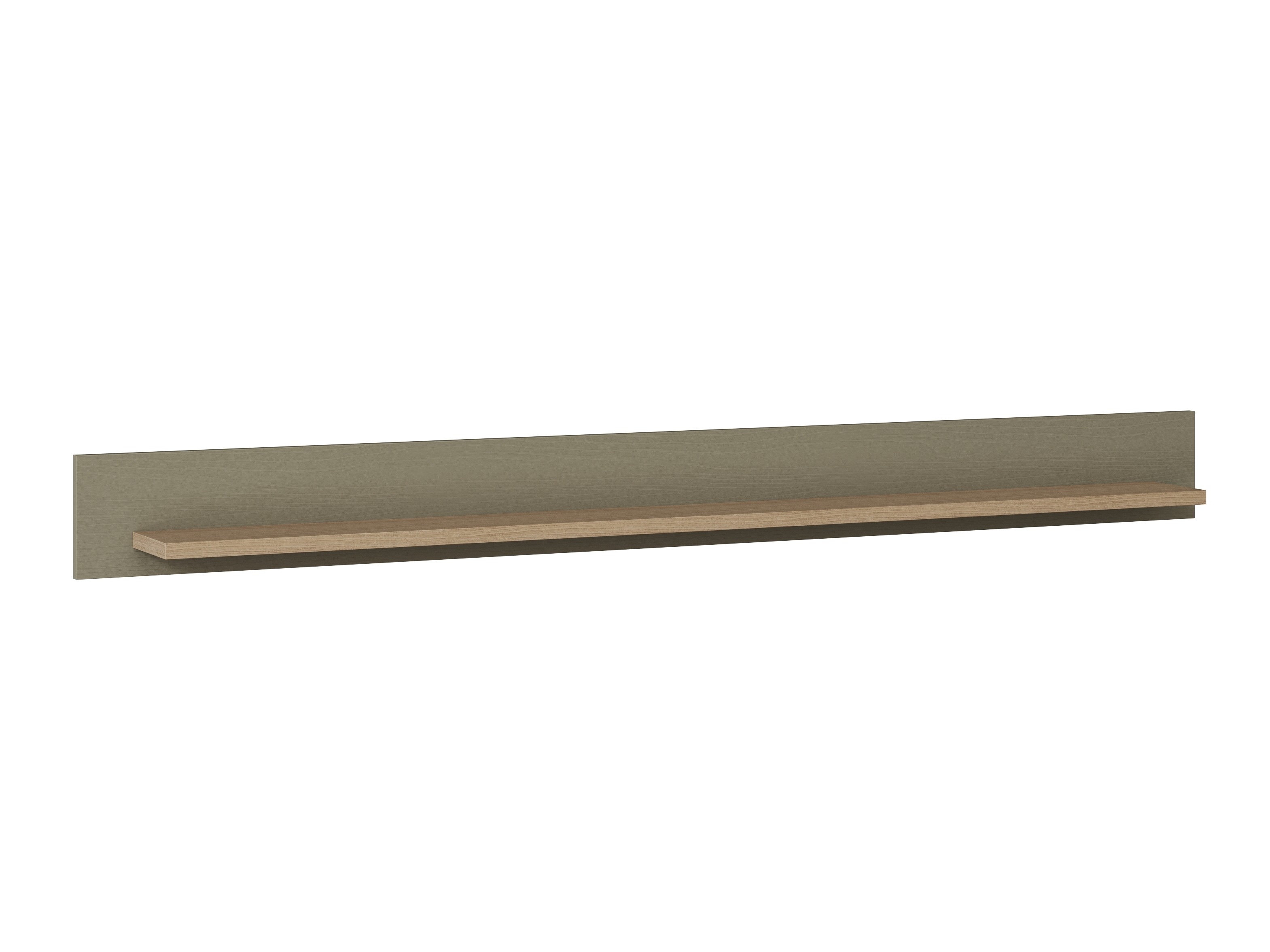 Vægreol Fermaru 109 (Støvet grøn + Egetræ)