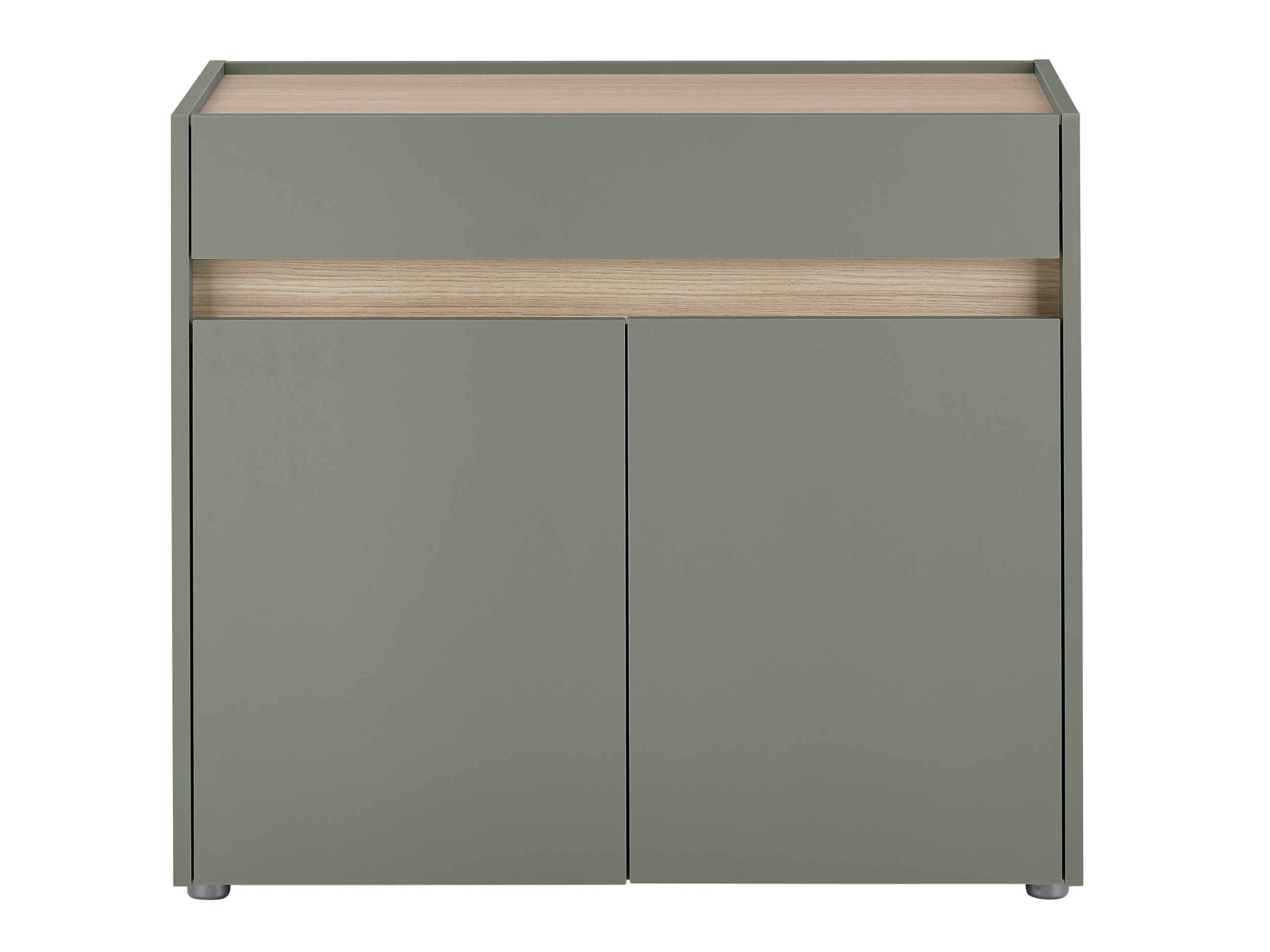 Kommode Elbsori 110 (Grøn + Egetræ)