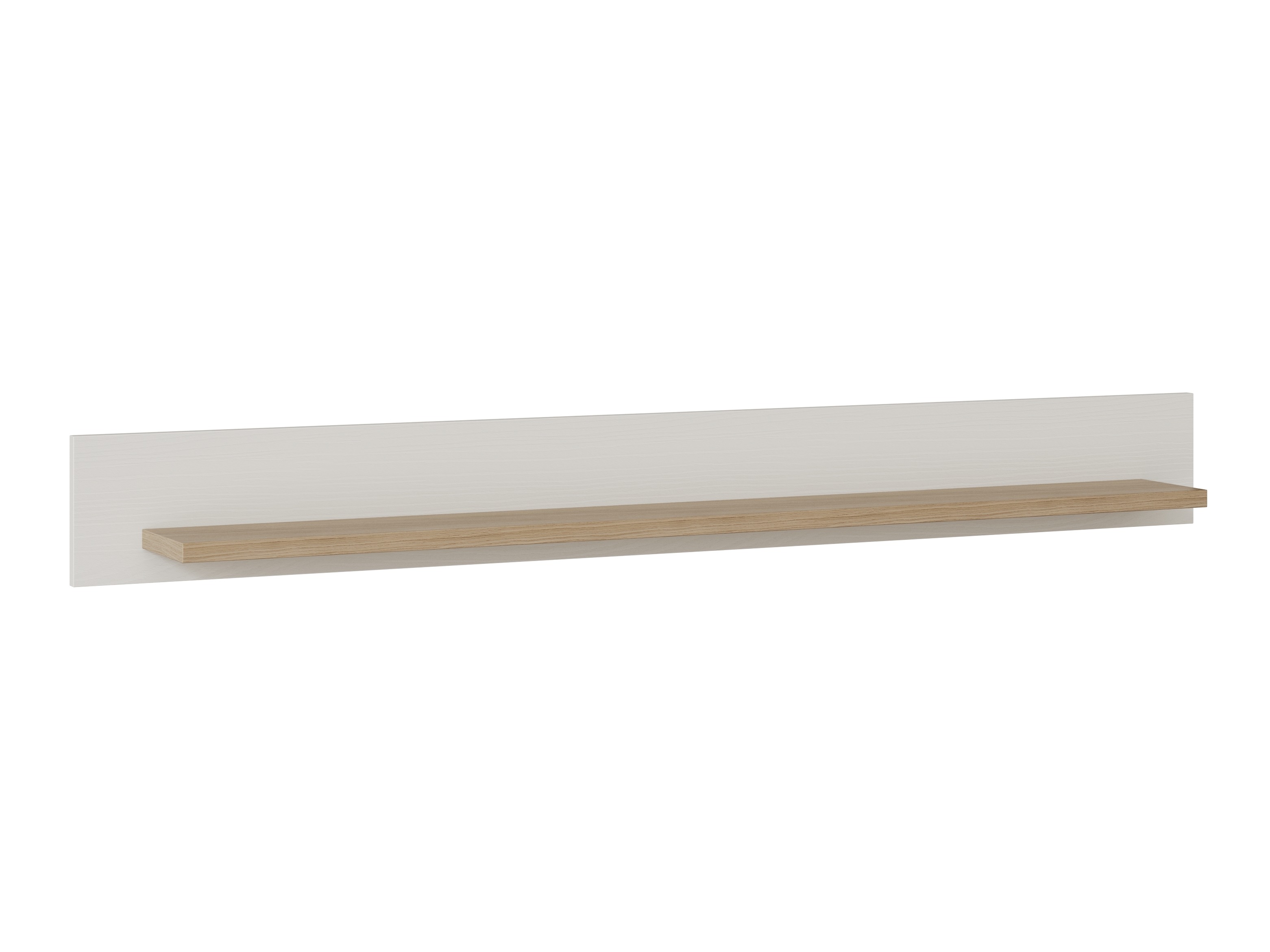 Skrivebord Fermaru 115 (Hvid + Egetræ)