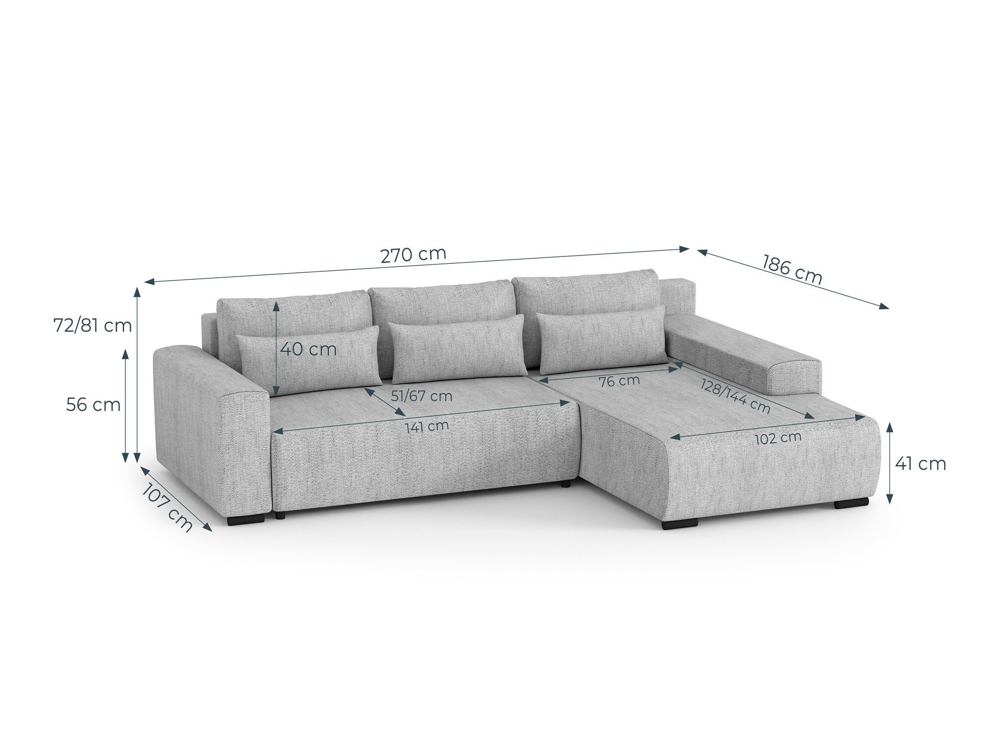 Hjørnesofa Margate 116 (Modesto 489)