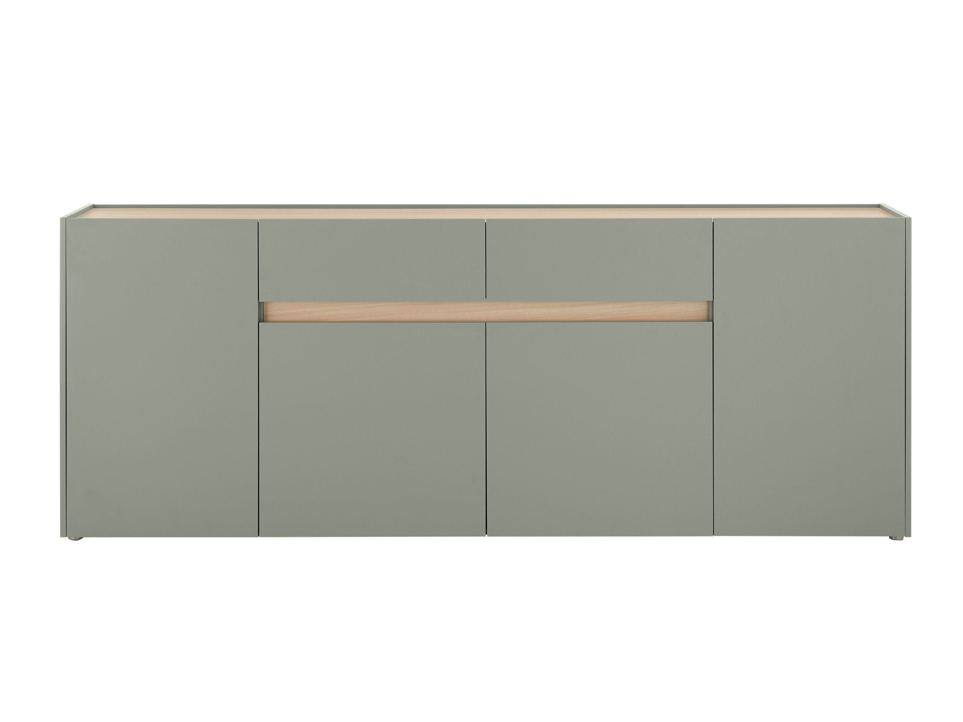 Kommode Elbsori 118 (Grøn + Egetræ)