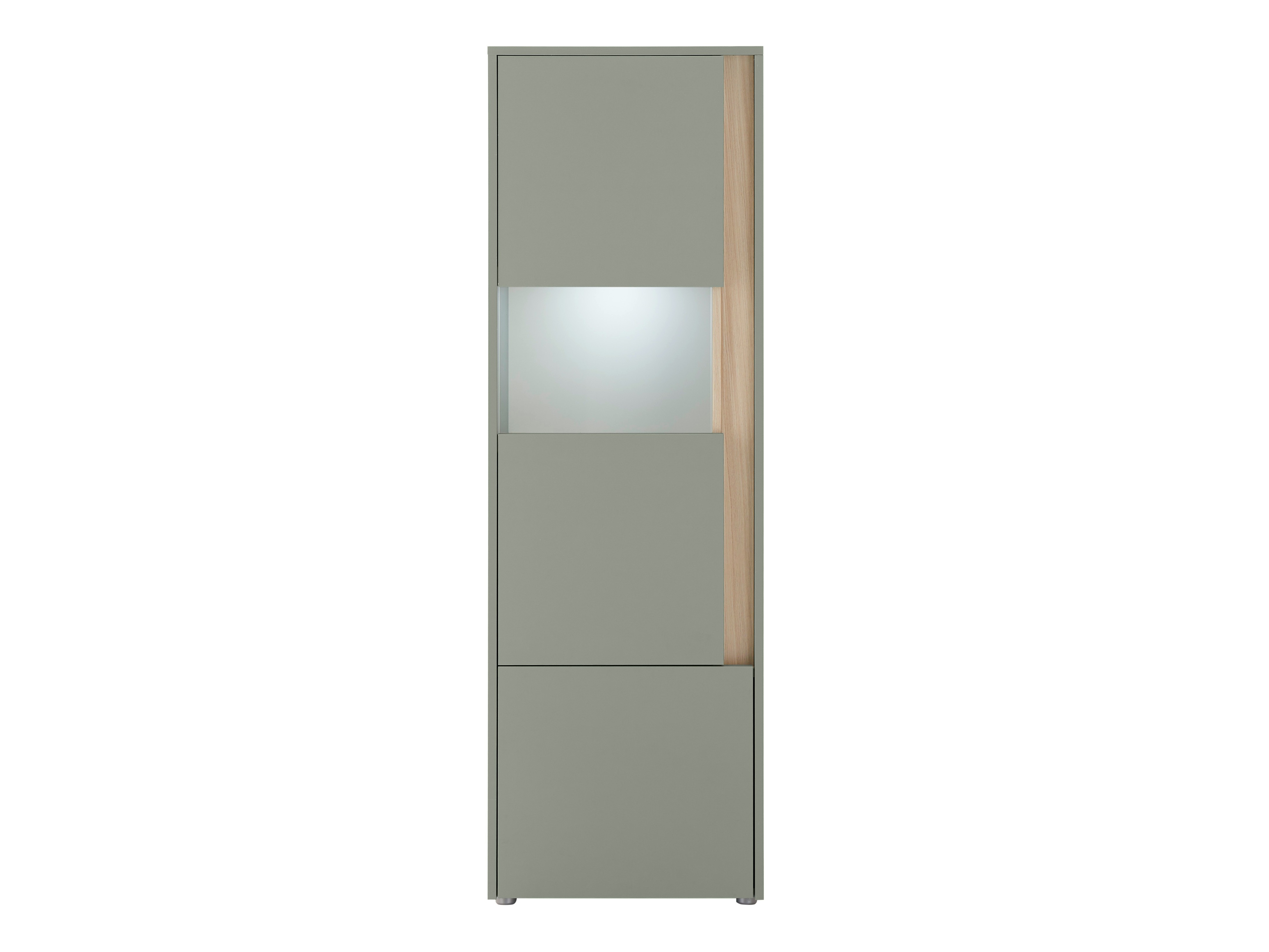 Reol Elbsori 102 (Grøn + Egetræ)