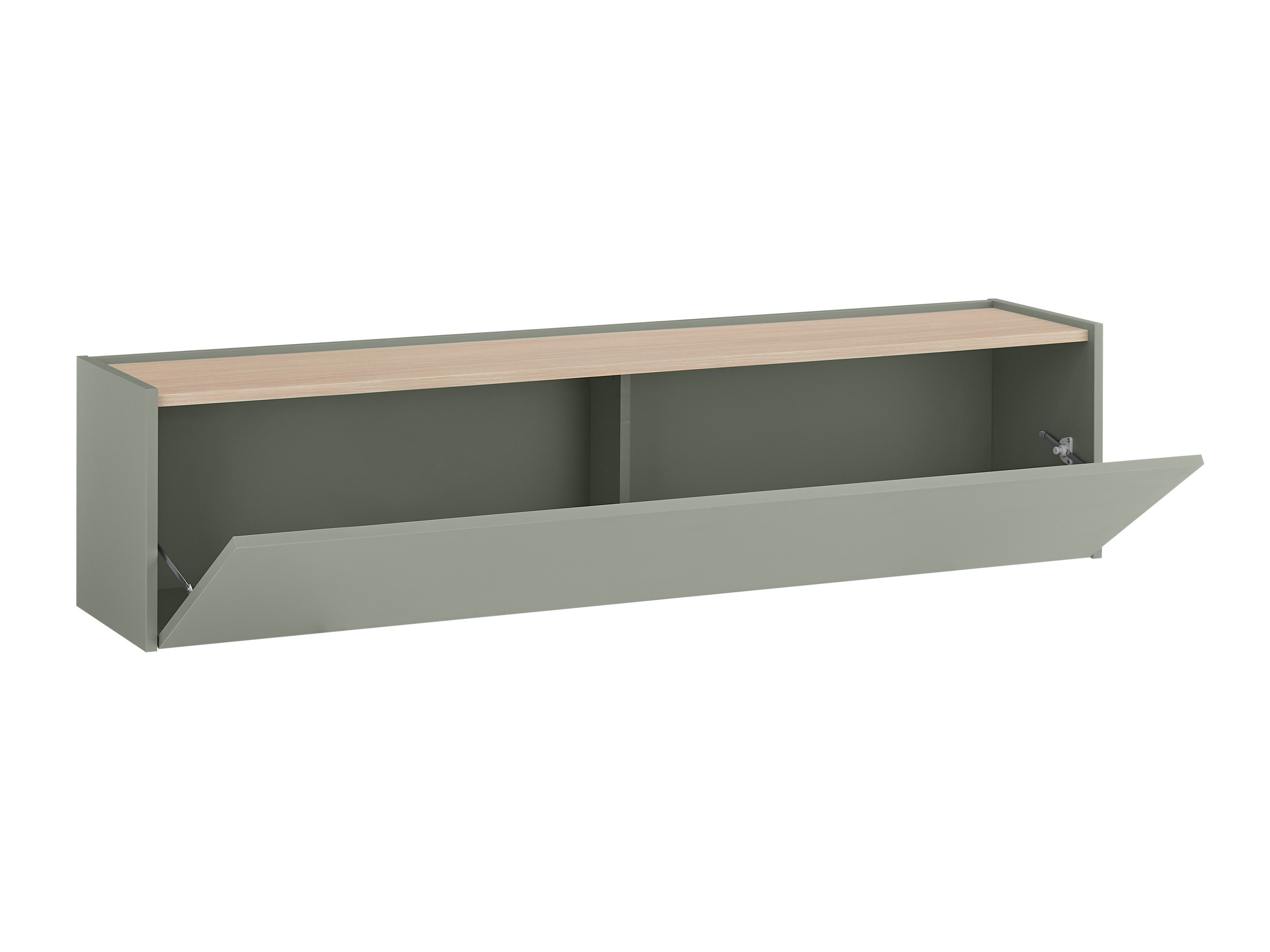 TV-bord Elbsori 108 (Grøn + Egetræ)
