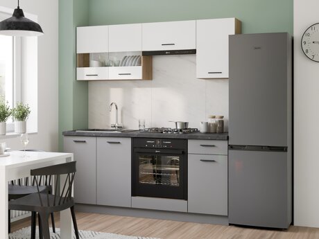 Modulkøkkensæt Ati White Grey 117