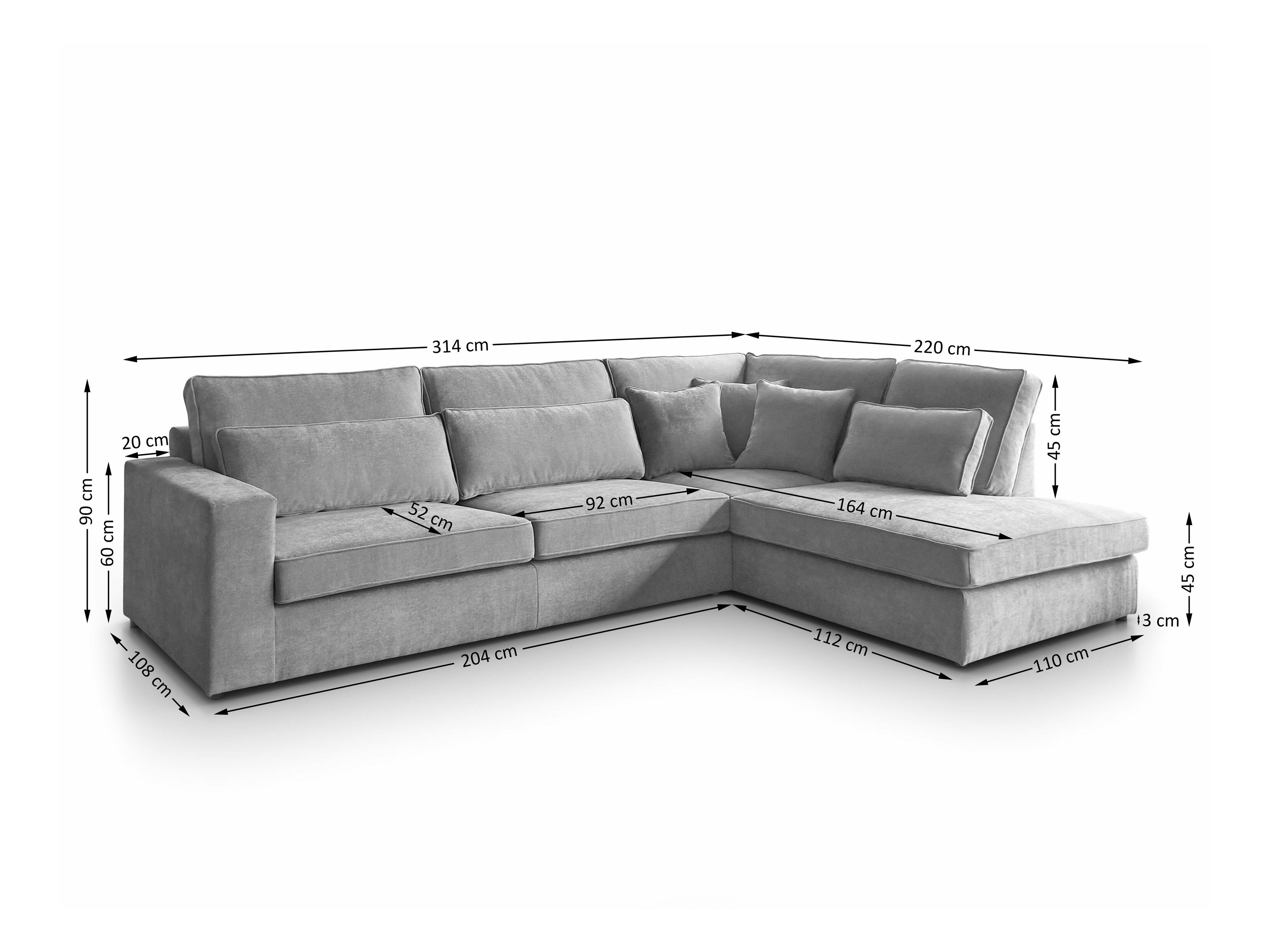 Hjørnesofa Margate 122 (Sereno 693)
