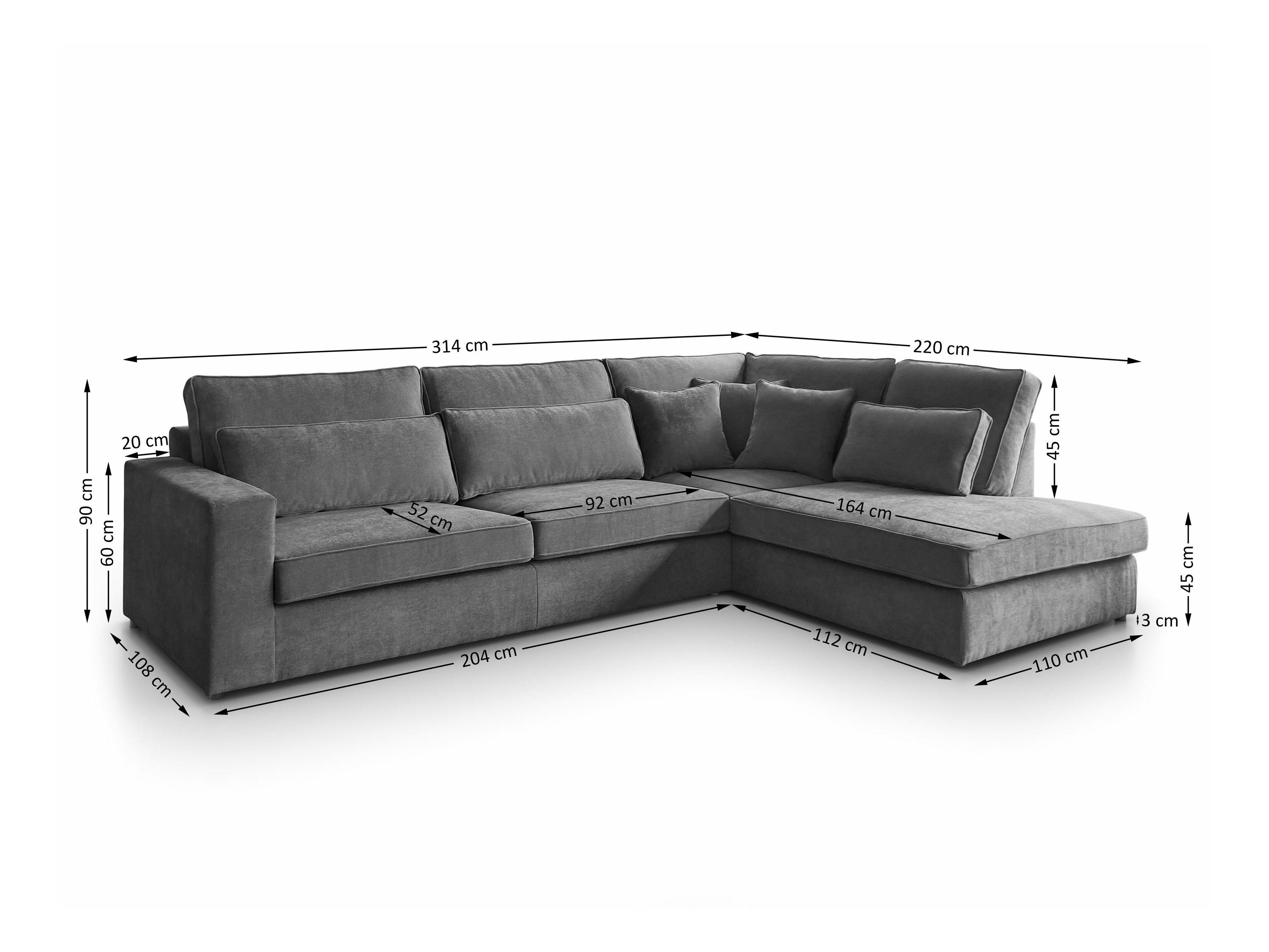 Hjørnesofa Margate 122 (Sereno 694)