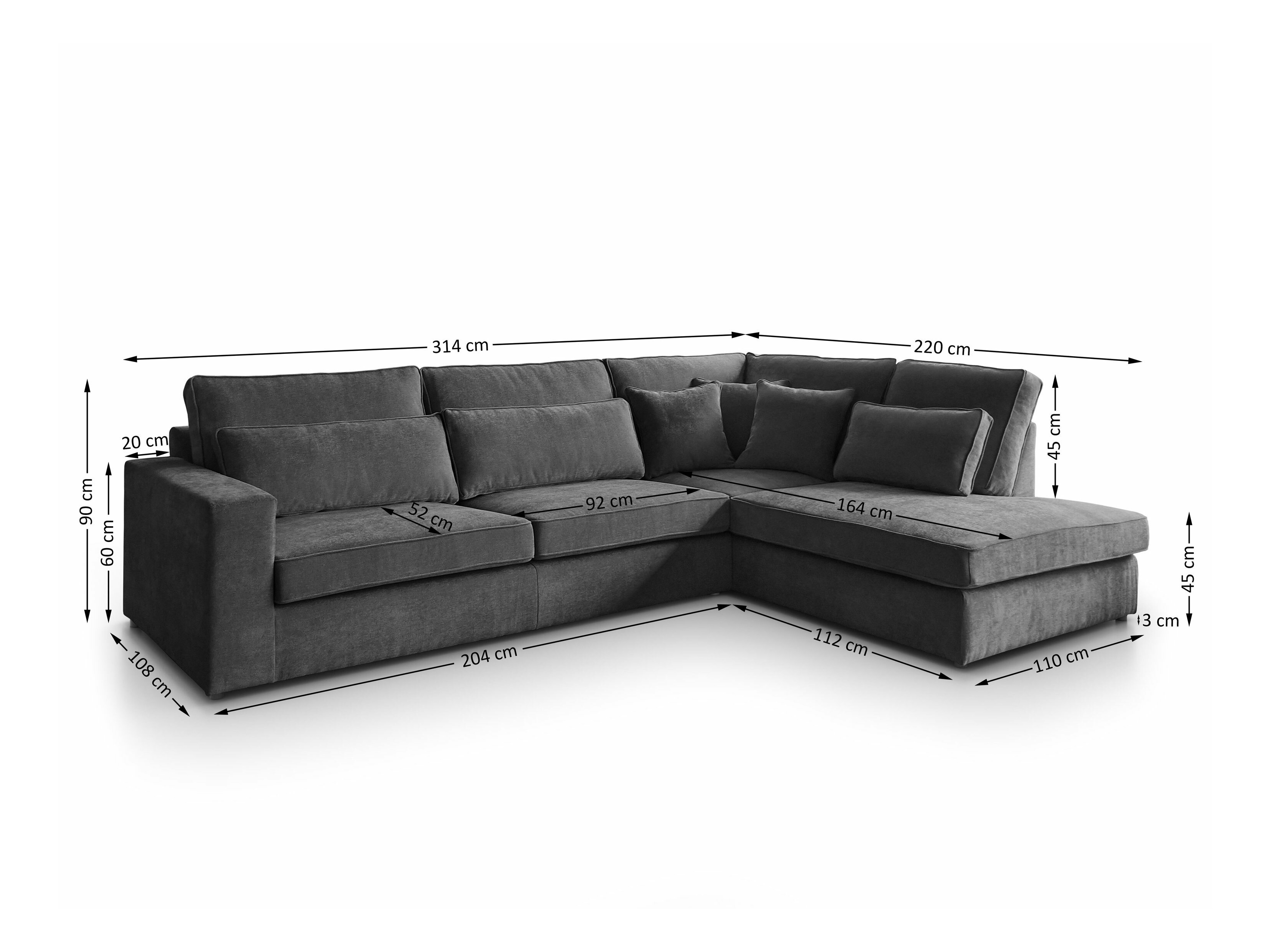 Hjørnesofa Margate 122 (Sereno 695)