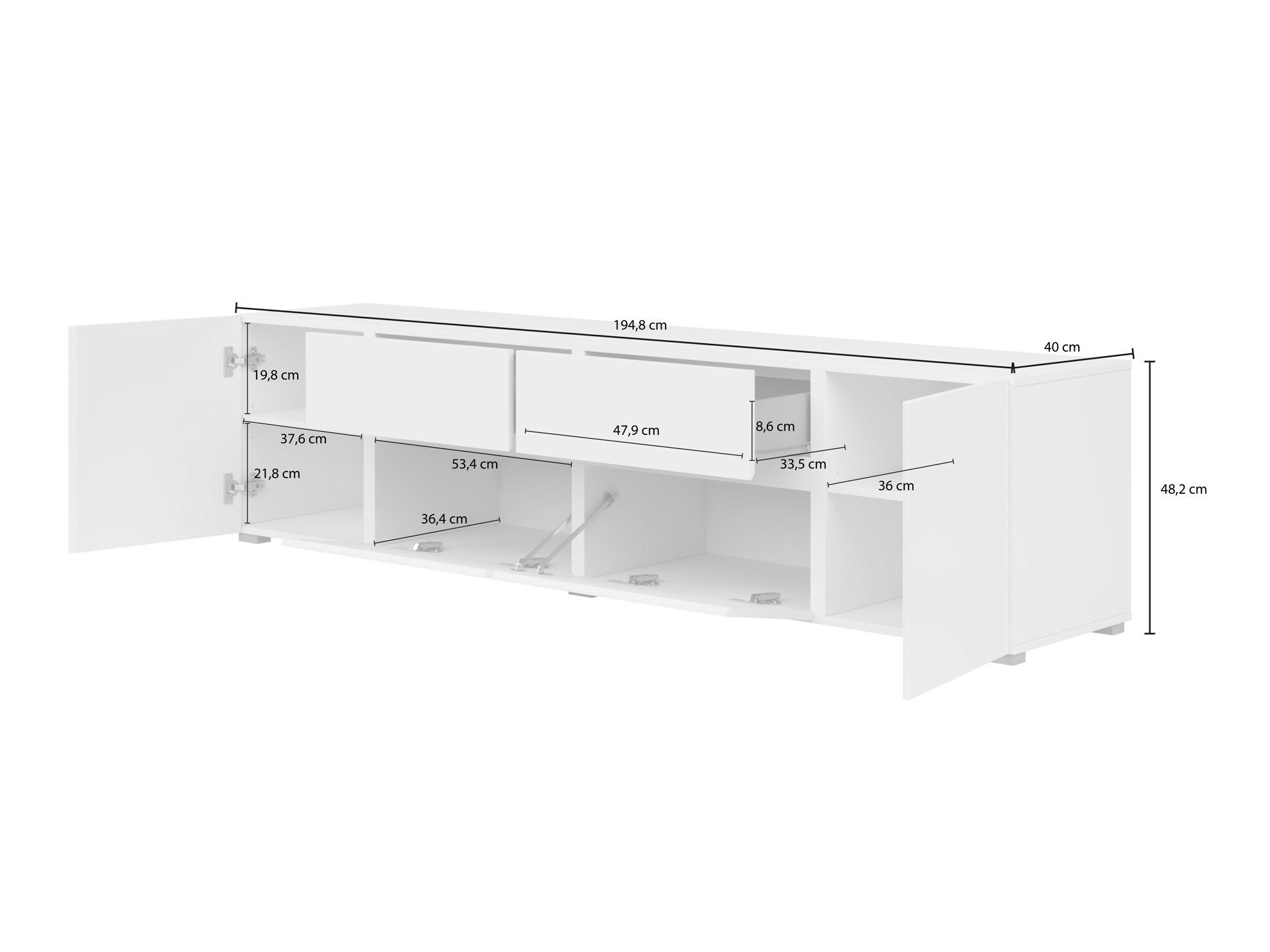 TV-bord Elbleve 100 (Wotan eg)
