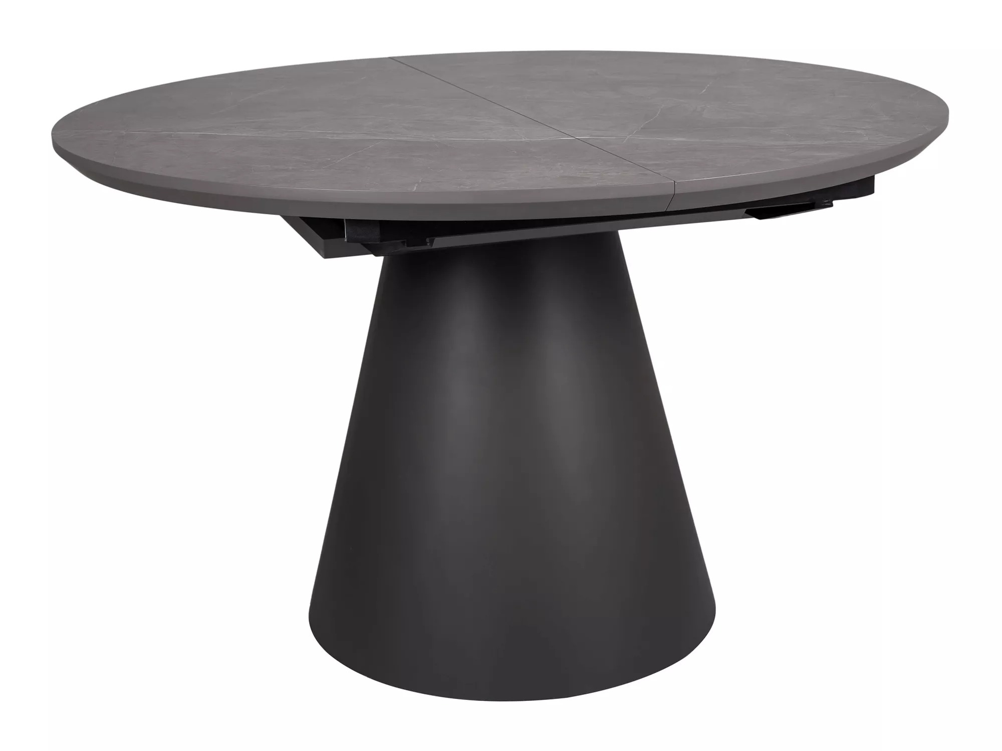 Bord Detroit 920 (Grå marmor + Sort)