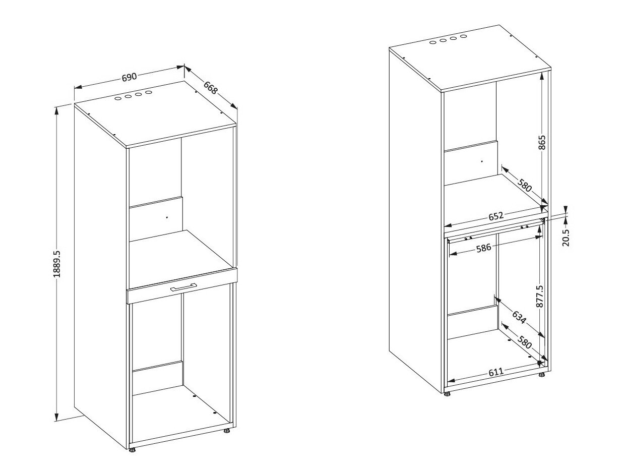 Reol til badeværelse Austin 378 (Kashmir)