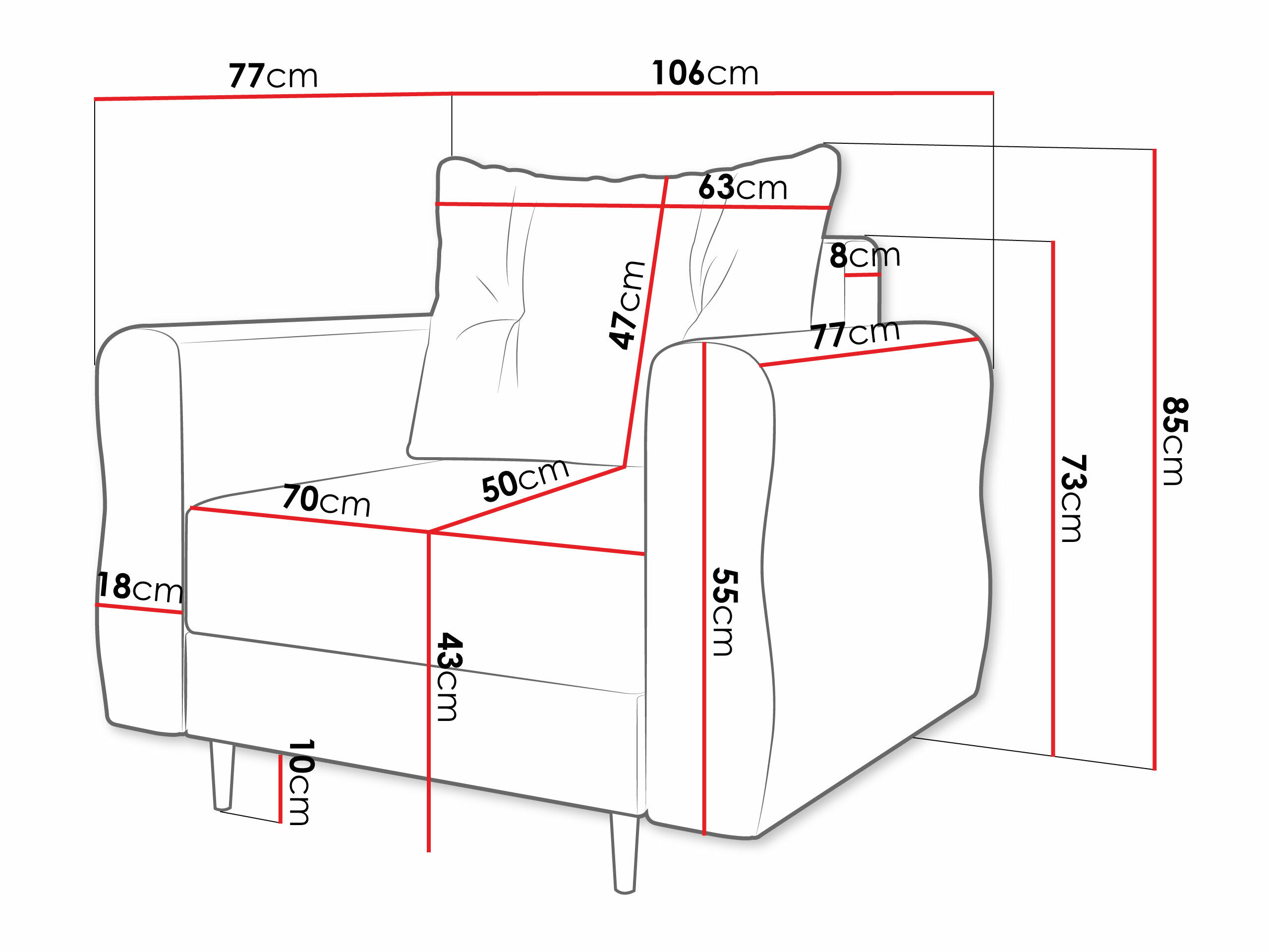 Lænestol Veldala 104 (Manila 37)