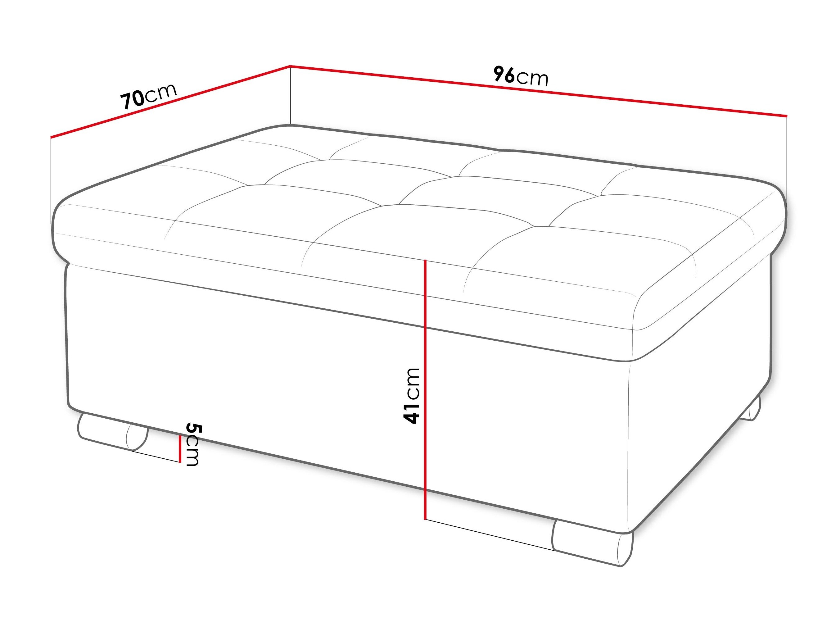 Polstret bænk Comfivo 118 (Lux 03)