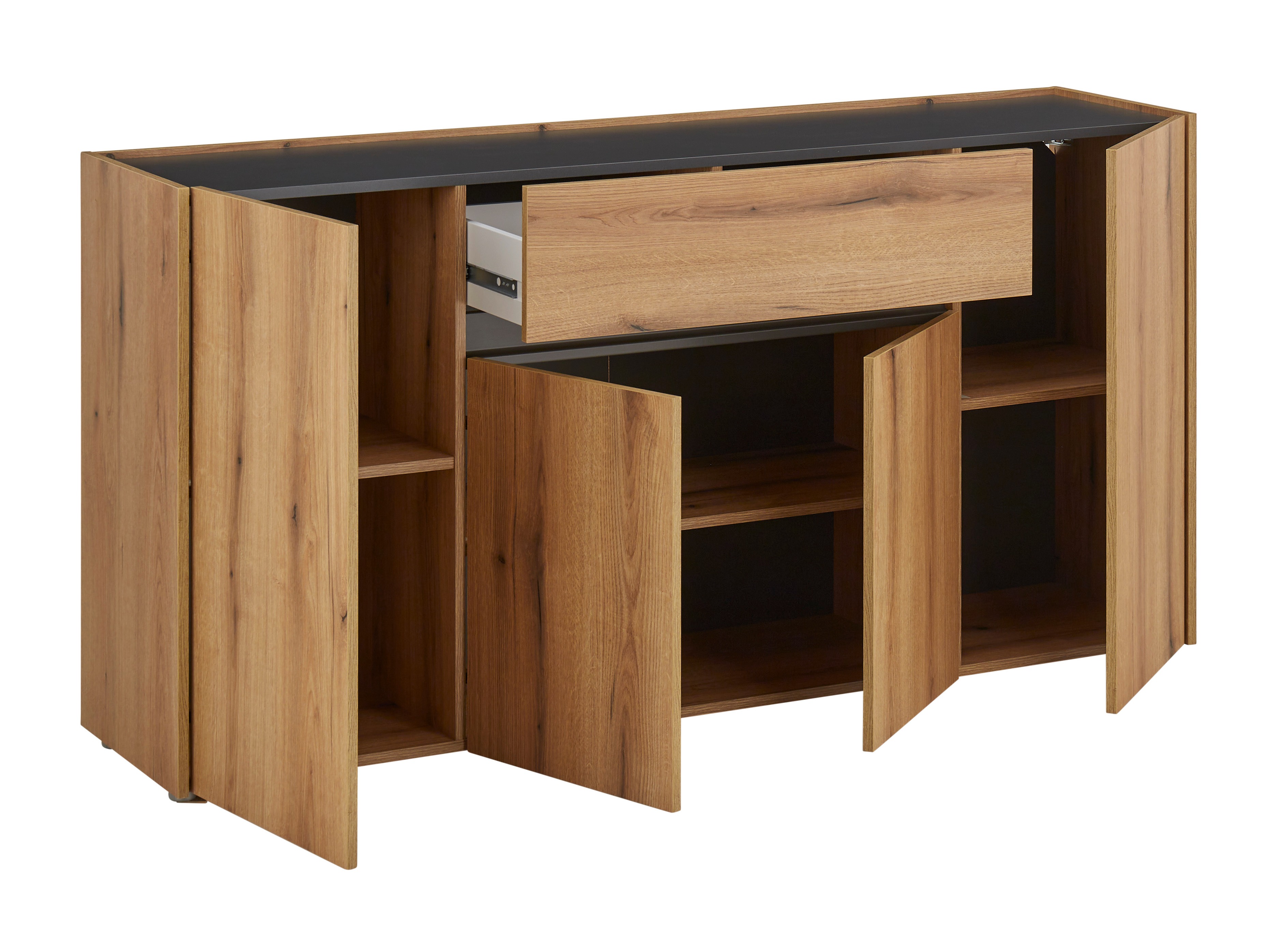 Kommode Elbsori 117 (Egetræ + Antracit)
