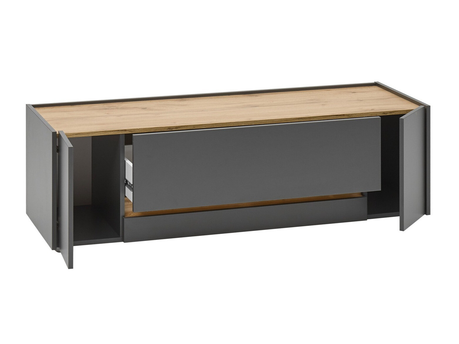 TV-bord Elbsori 114 (Antracit + Wotan eg)