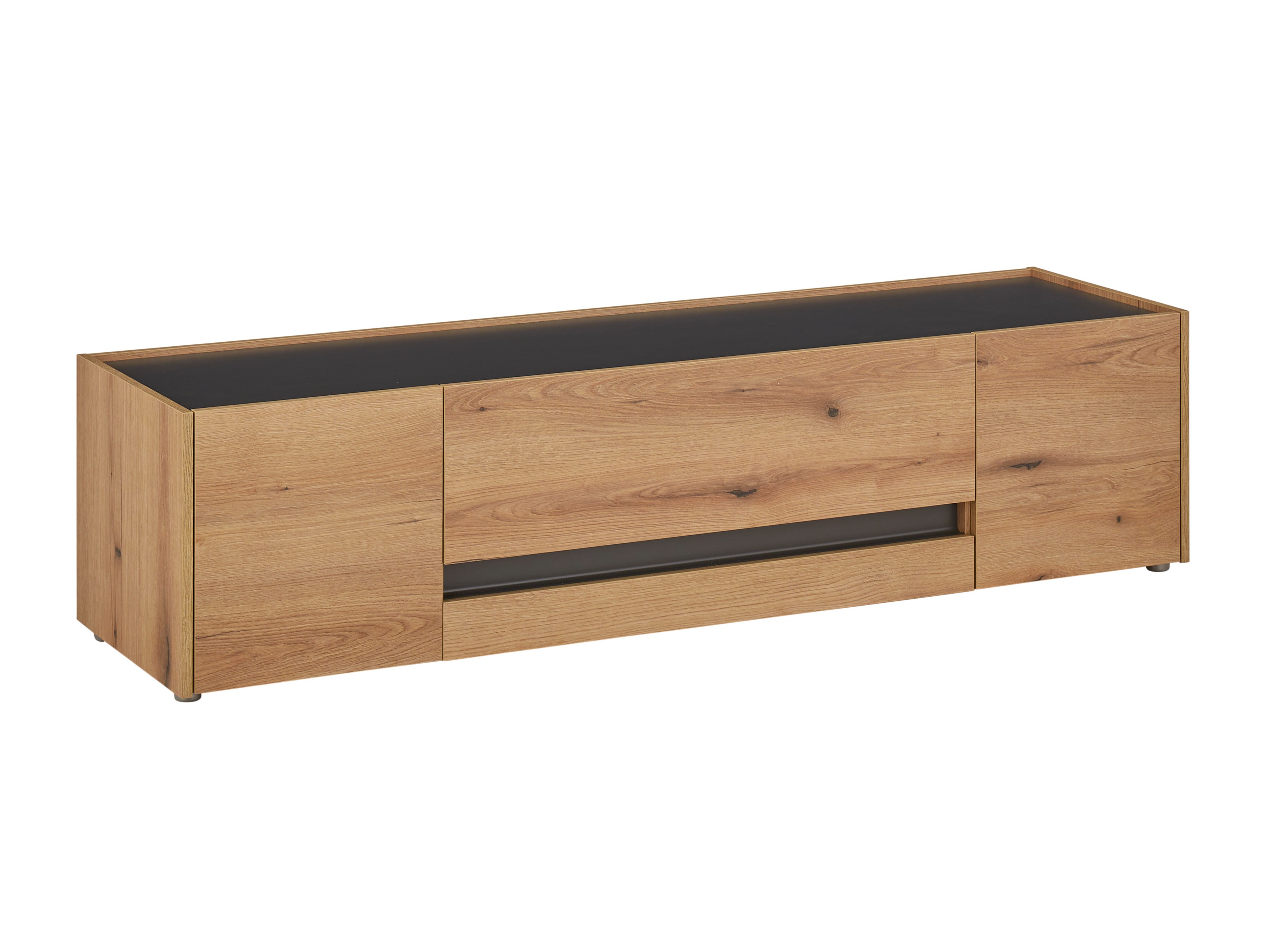 TV-bord Elbsori 115 (Egetræ + Antracit)