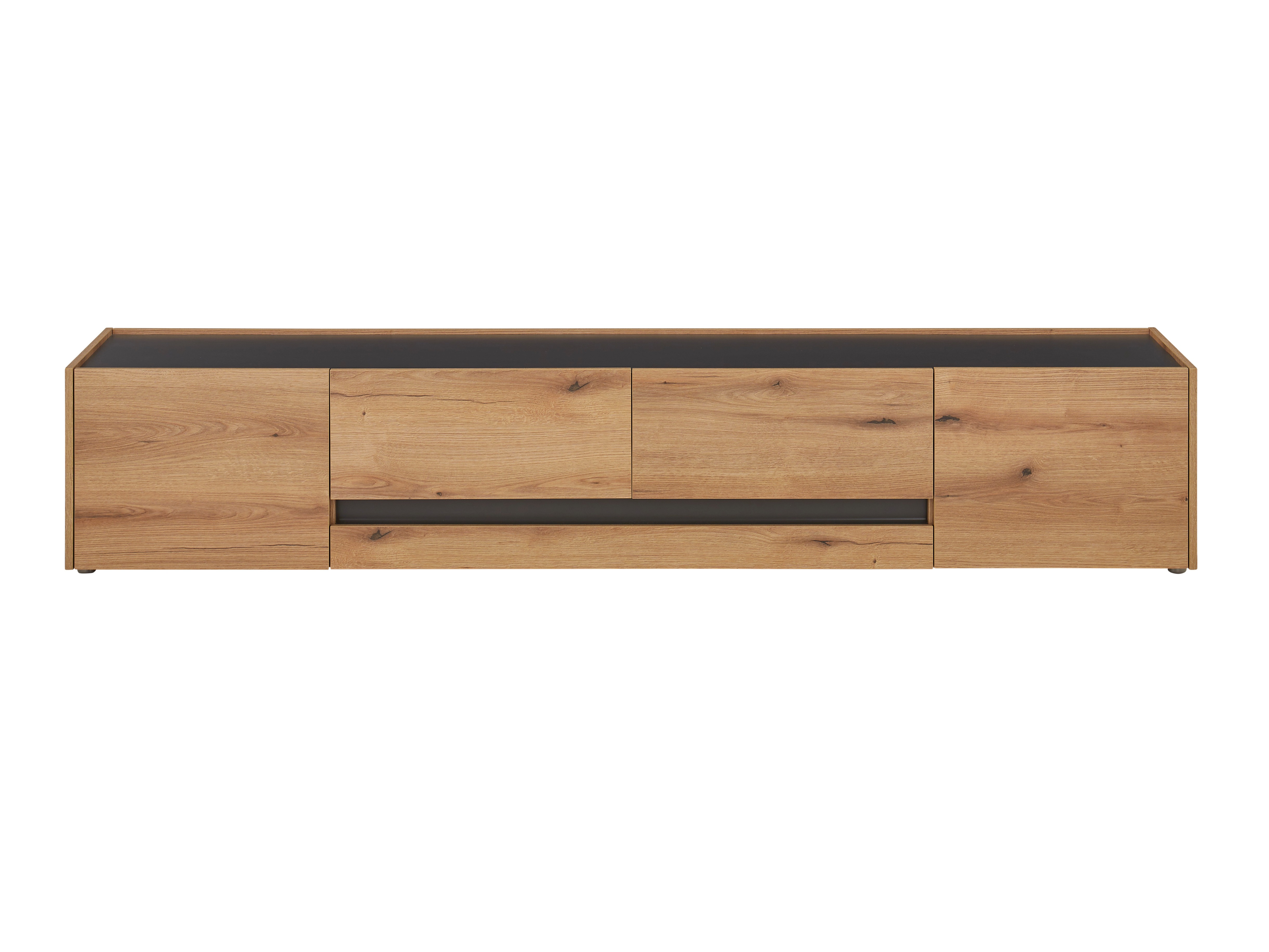 TV-bord Elbsori 116 (Egetræ + Antracit)