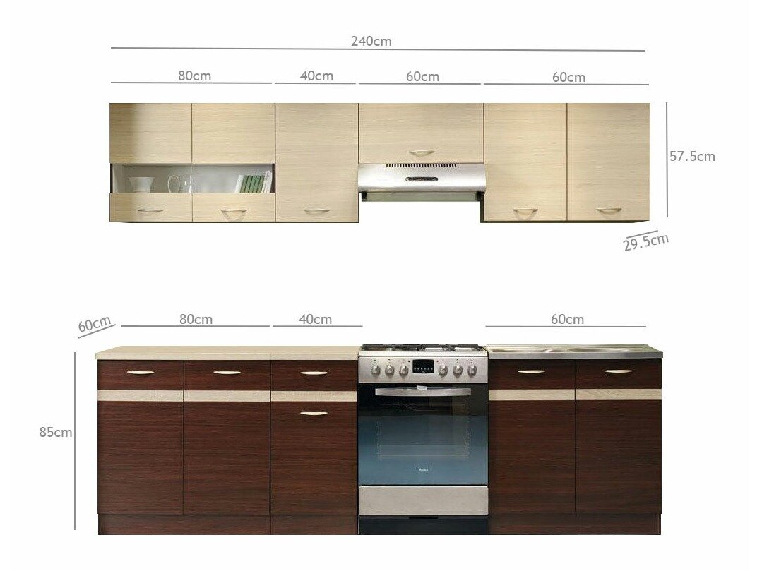 Modulkøkkensæt Eli Mix 102