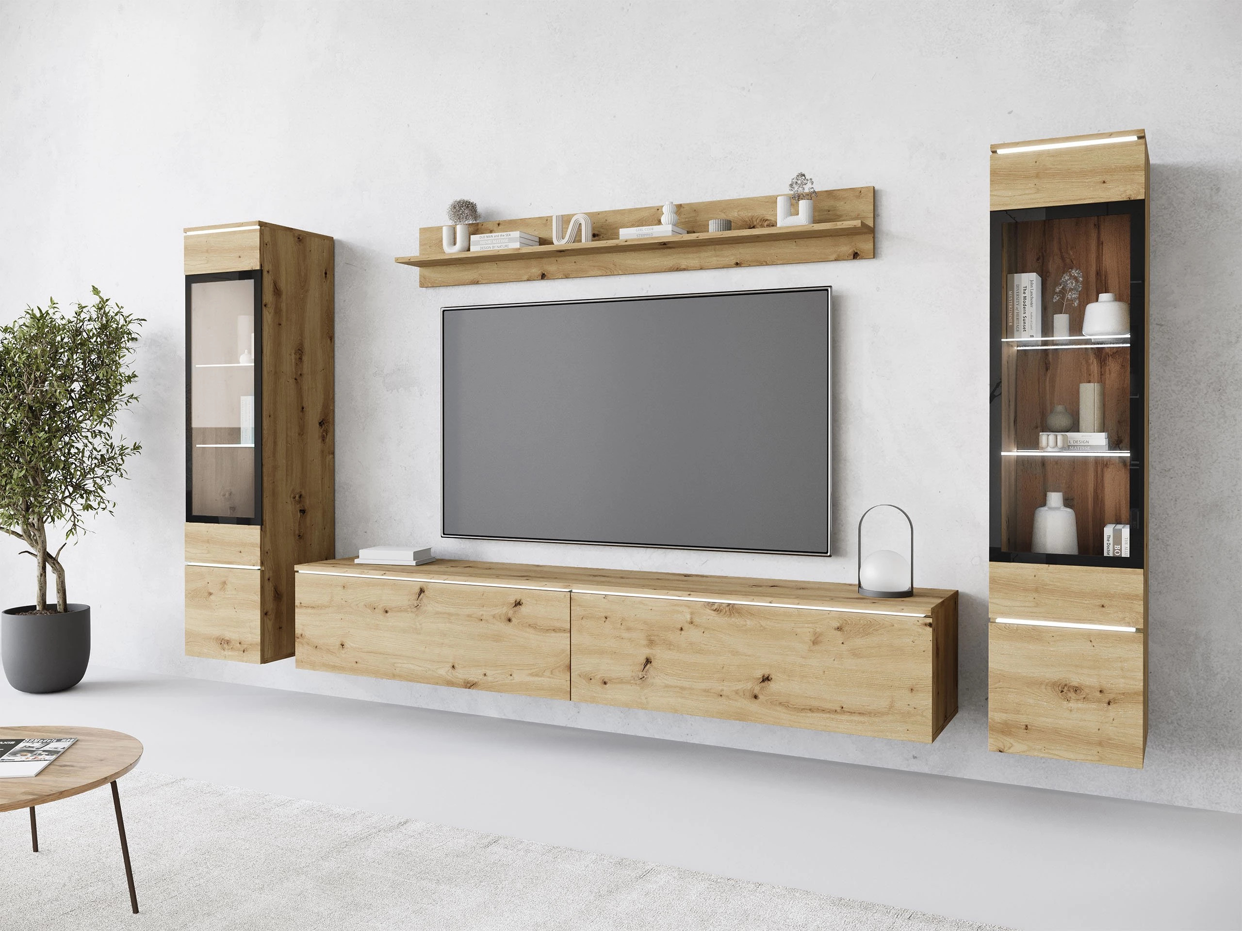 Stuemøbelsæt Mirfivo 101 (Artisan eg)