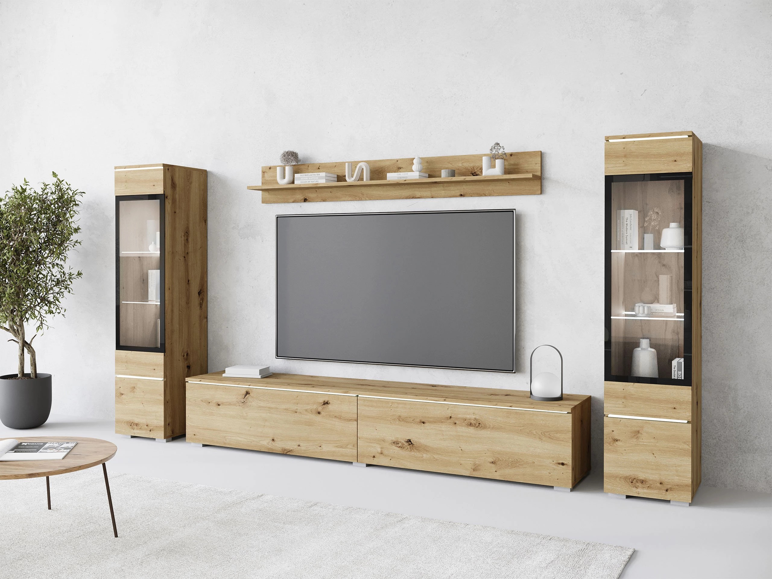 Stuemøbelsæt Mirfivo 101 (Artisan eg)