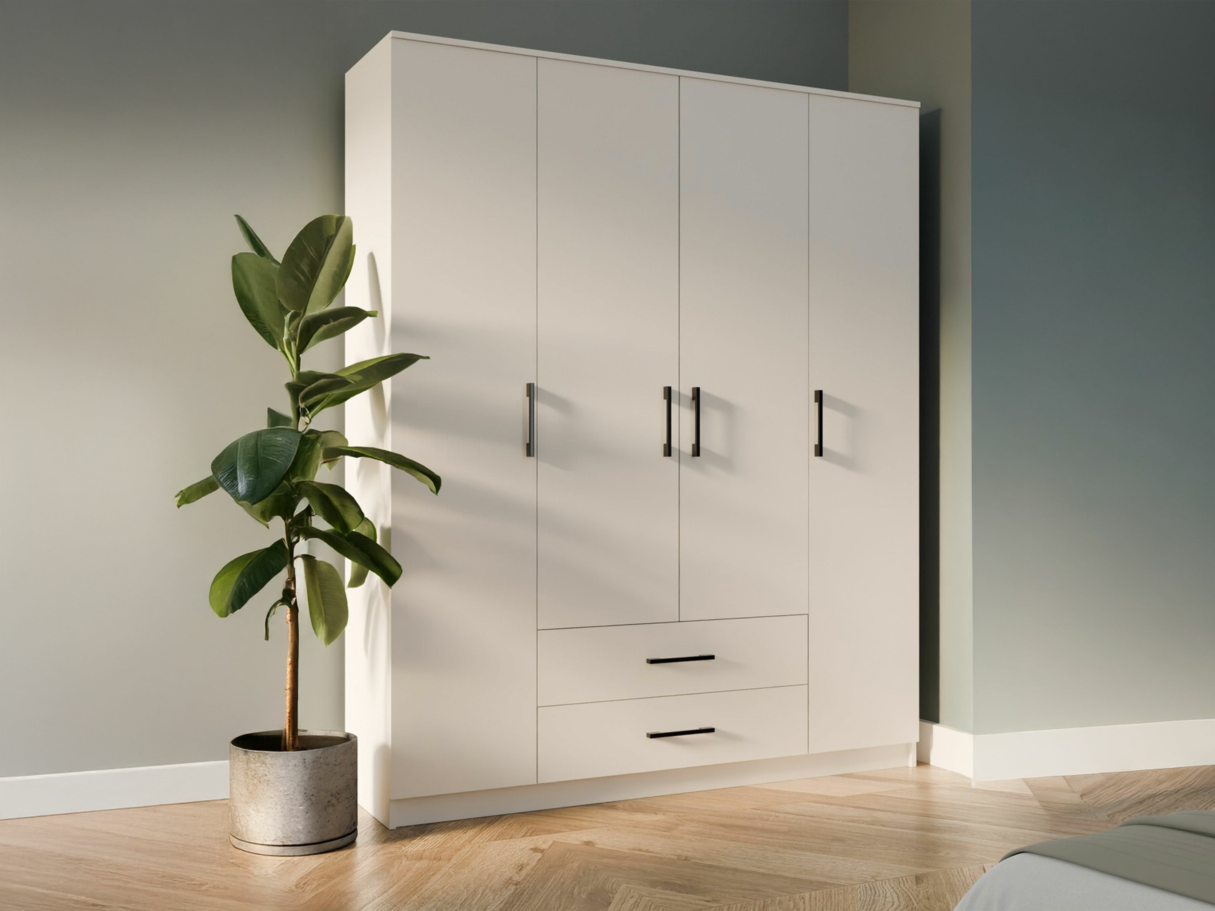 Garderobeskab Mandeville 299 (Hvid)