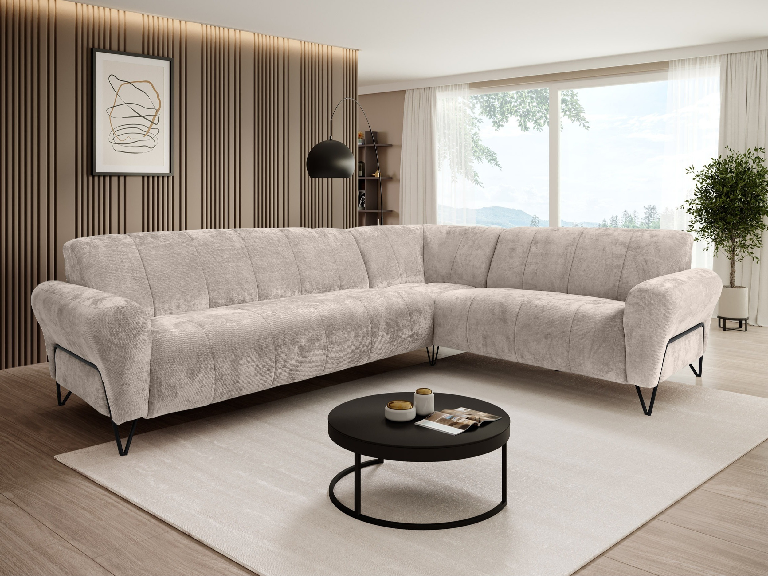 Hjørnesofa Avicava 100 (Vega 02)