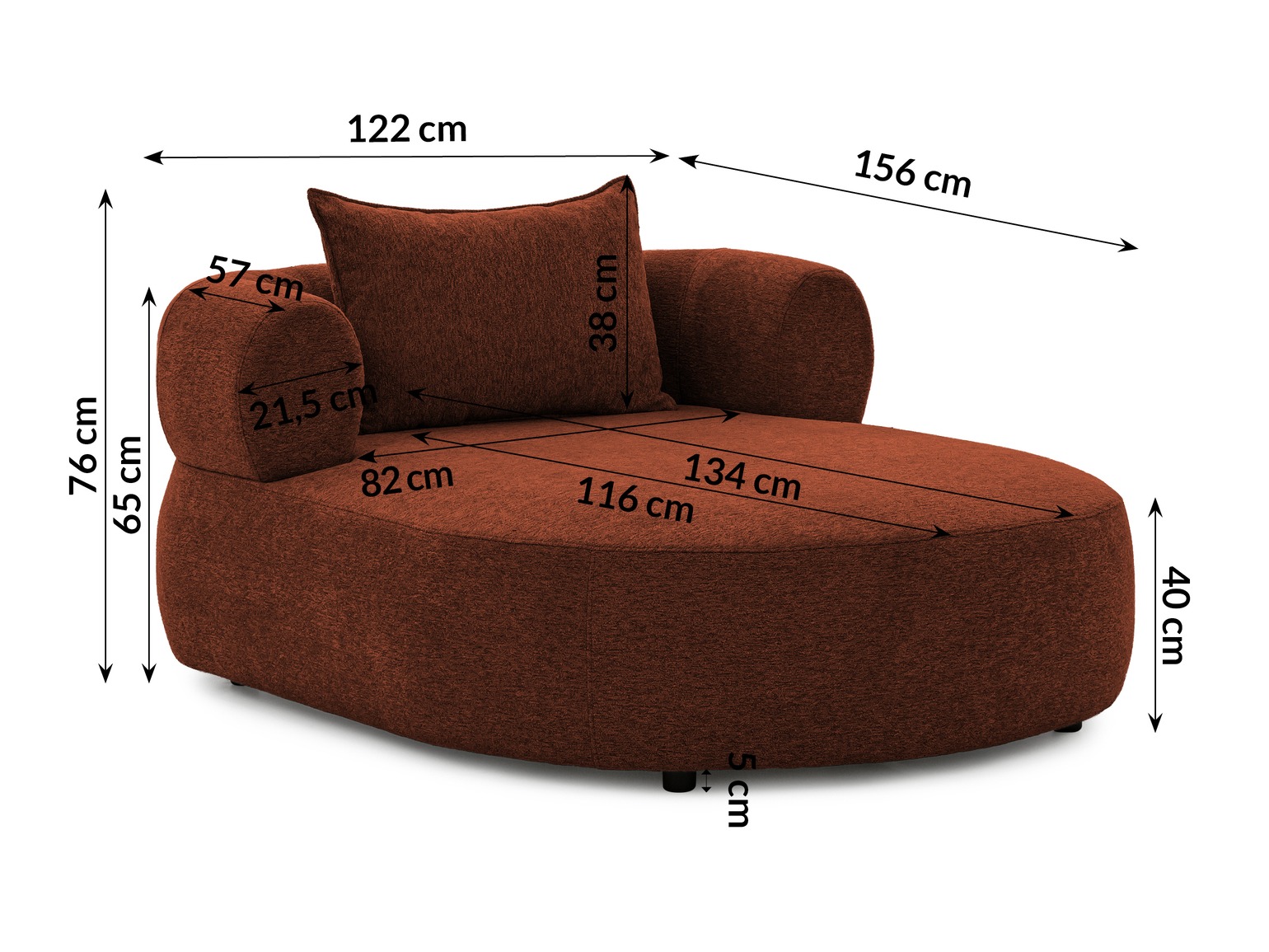 Lænestol Rocklin 102 (Toro 155)