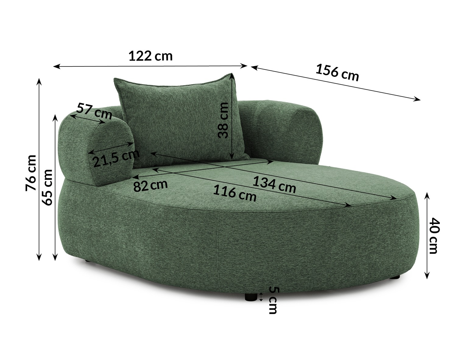 Lænestol Rocklin 102 (Toro 95)