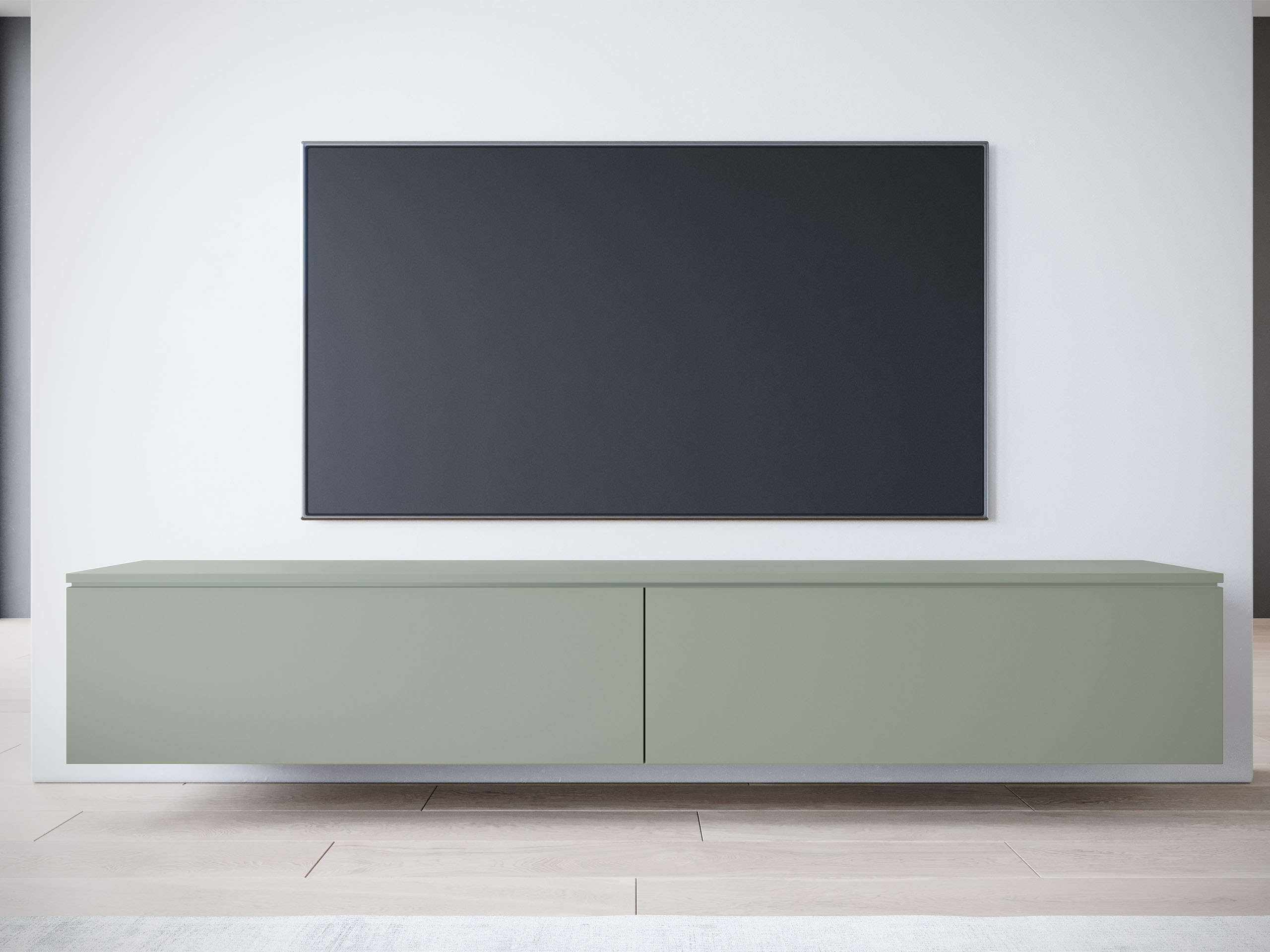 TV-bord Scientia I (Støvet grøn)