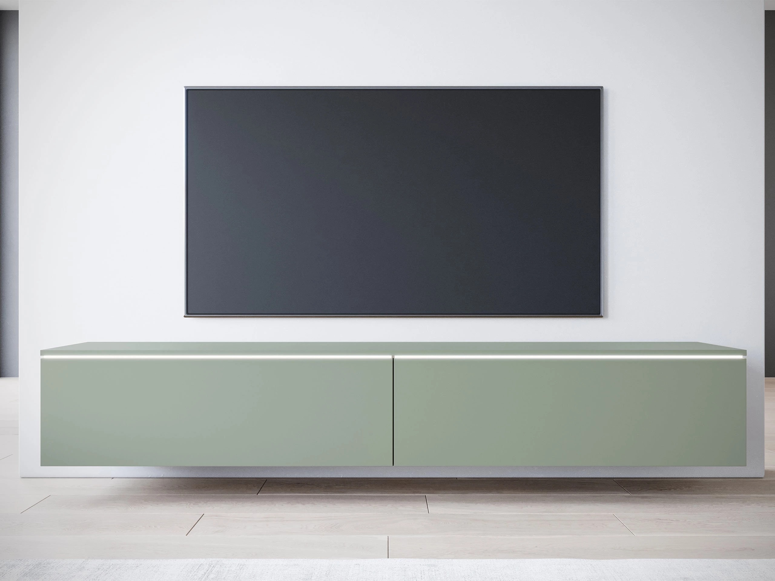 TV-bord Scientia I (Støvet grøn)