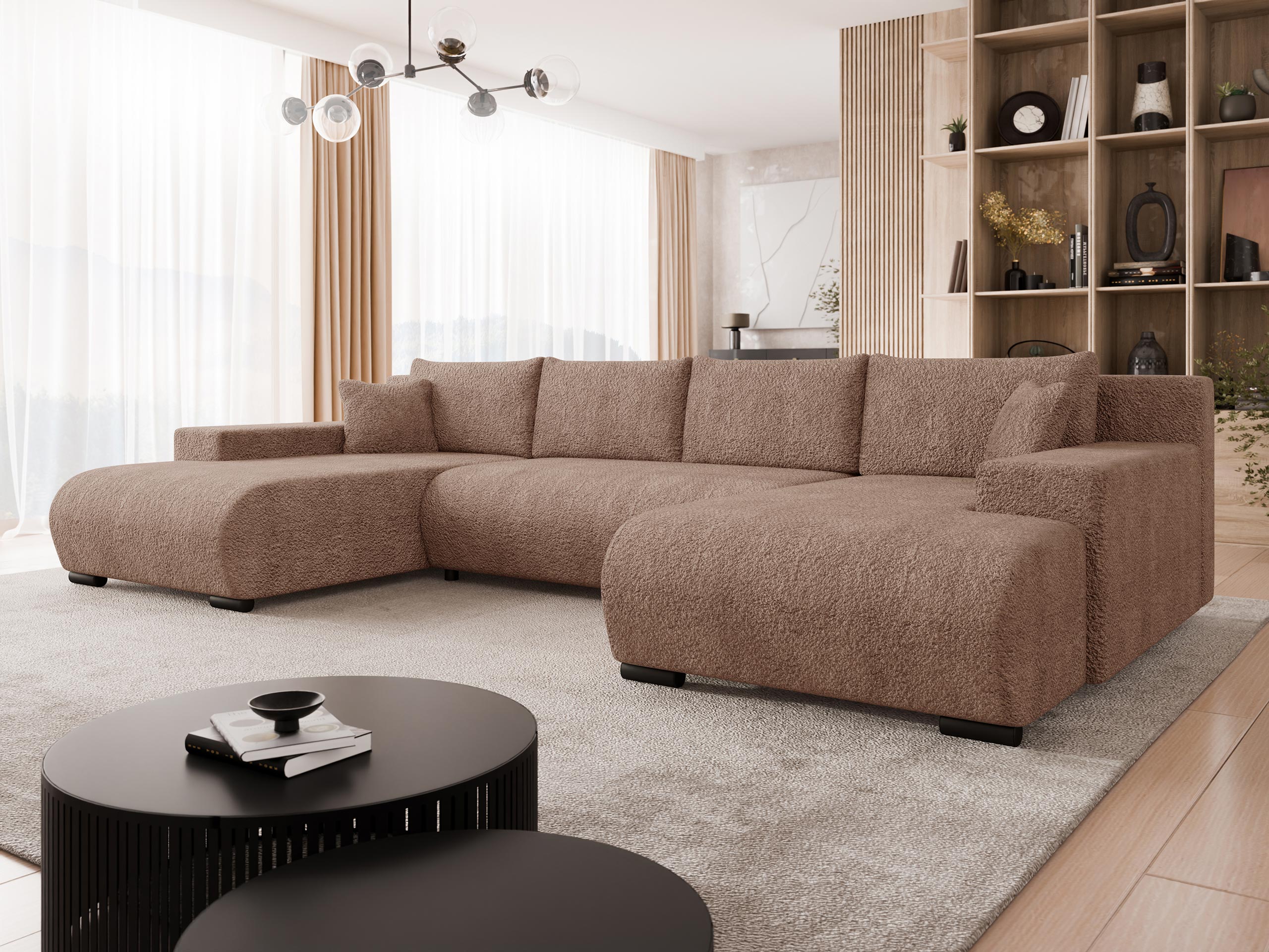 Hjørnesofa Comfivo Equus (Coral 45)