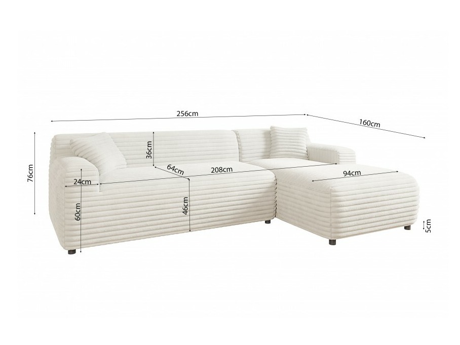 Hjørnesofa Rocklin 105 (Vito 77)