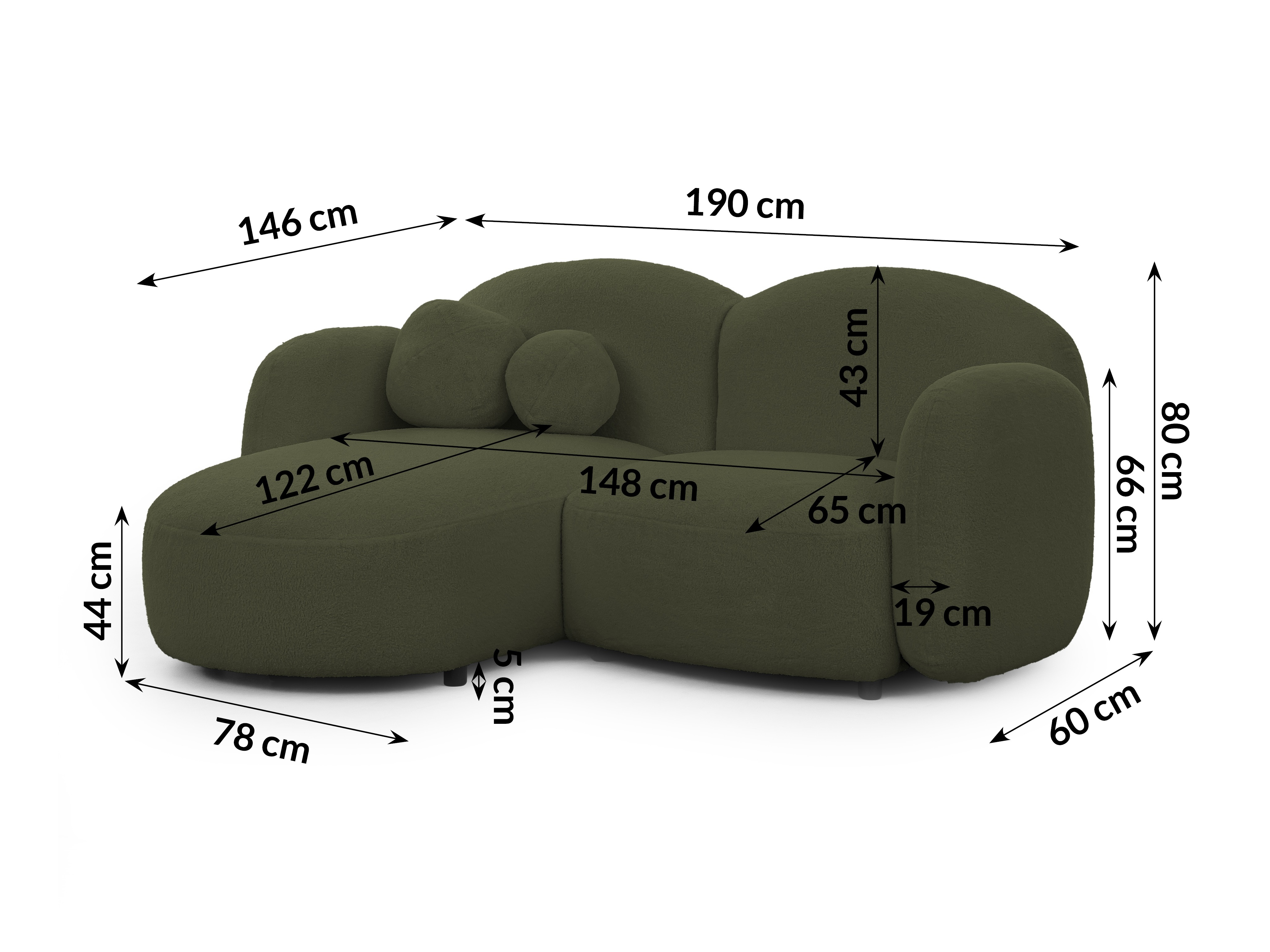 Hjørnesofa Rocklin 107 (Quelle 37)