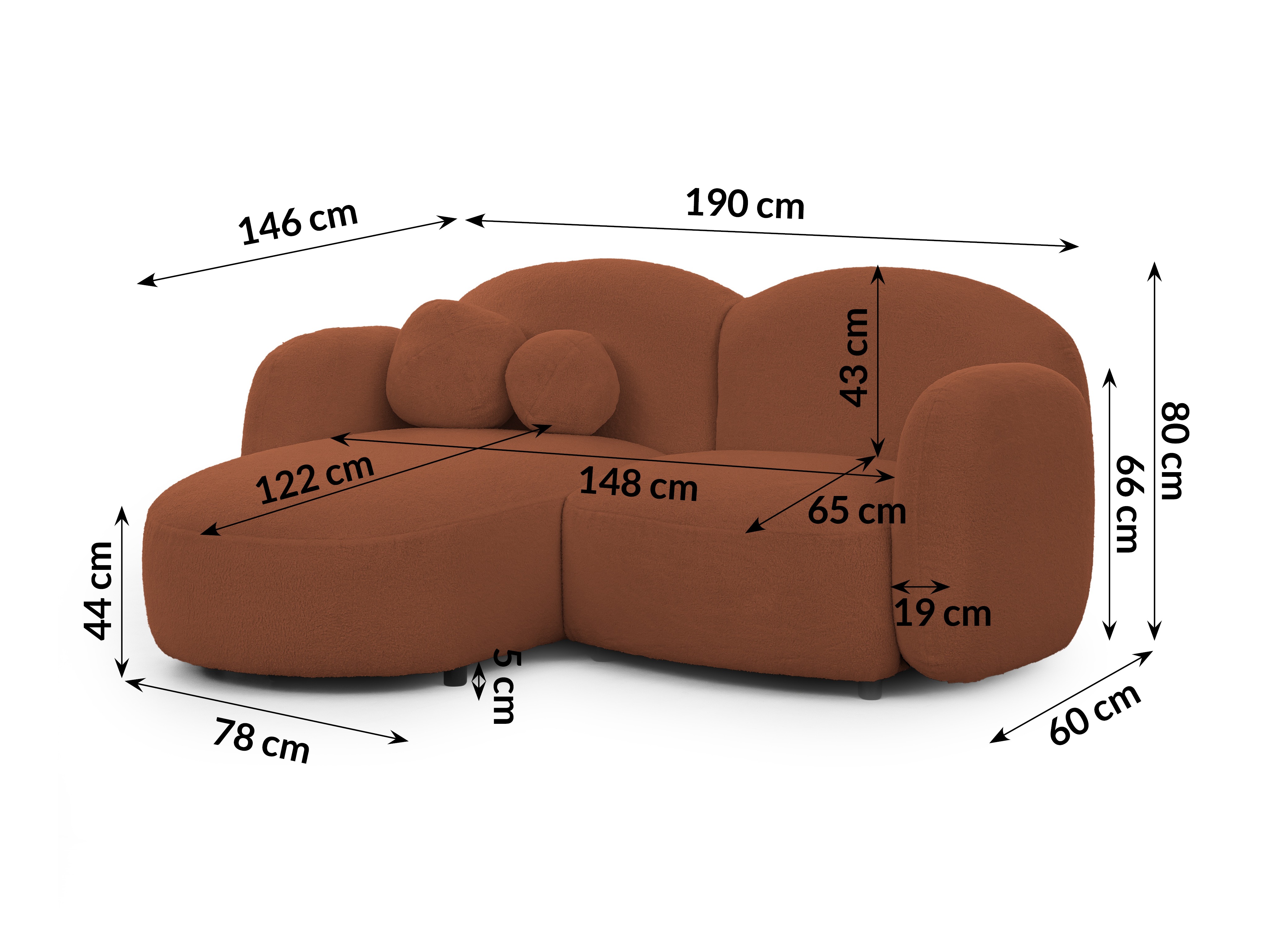 Hjørnesofa Rocklin 107 (Quelle 54)