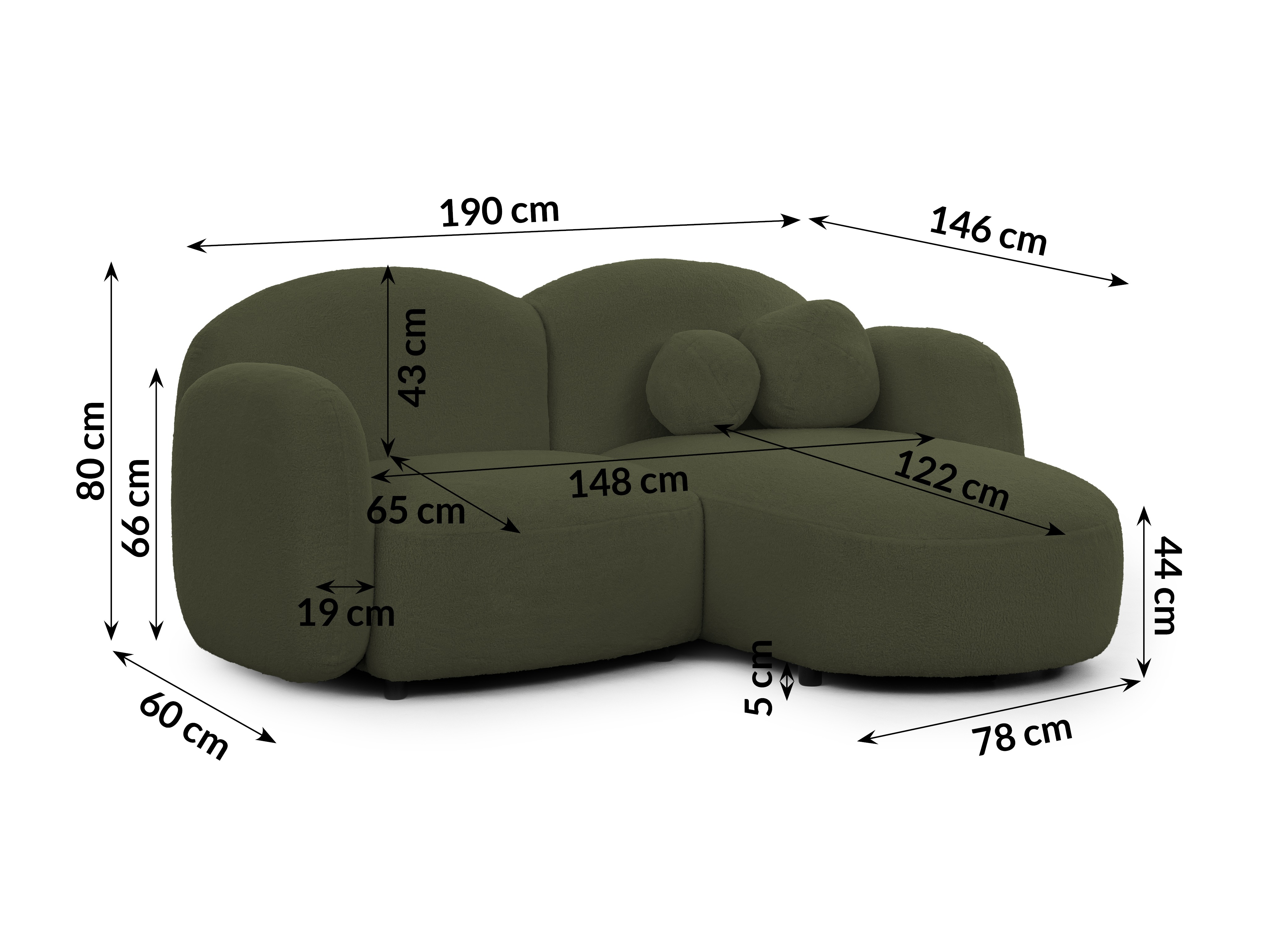 Hjørnesofa Rocklin 107 (Quelle 37)