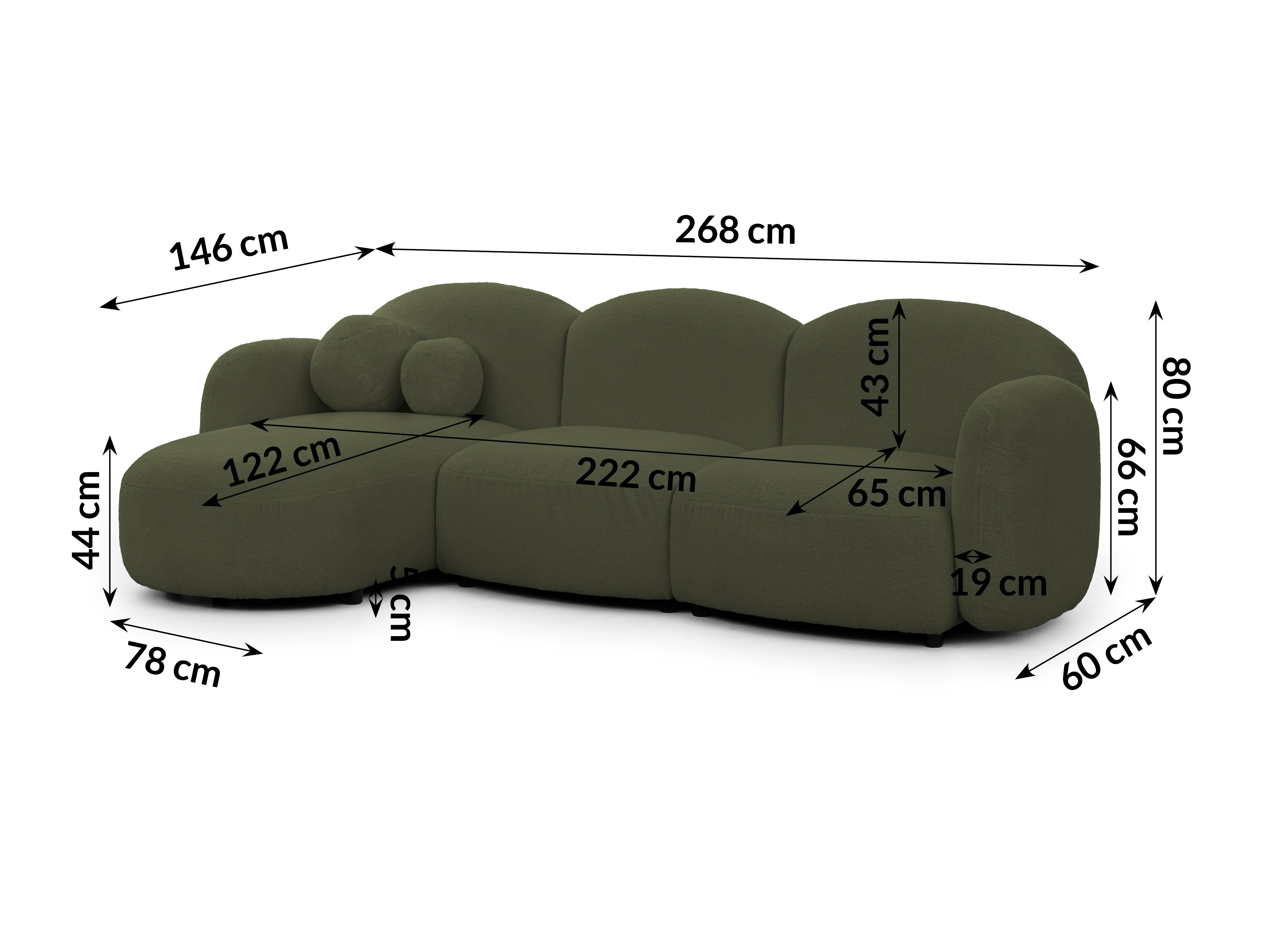 Hjørnesofa Rocklin 108 (Quelle 37)
