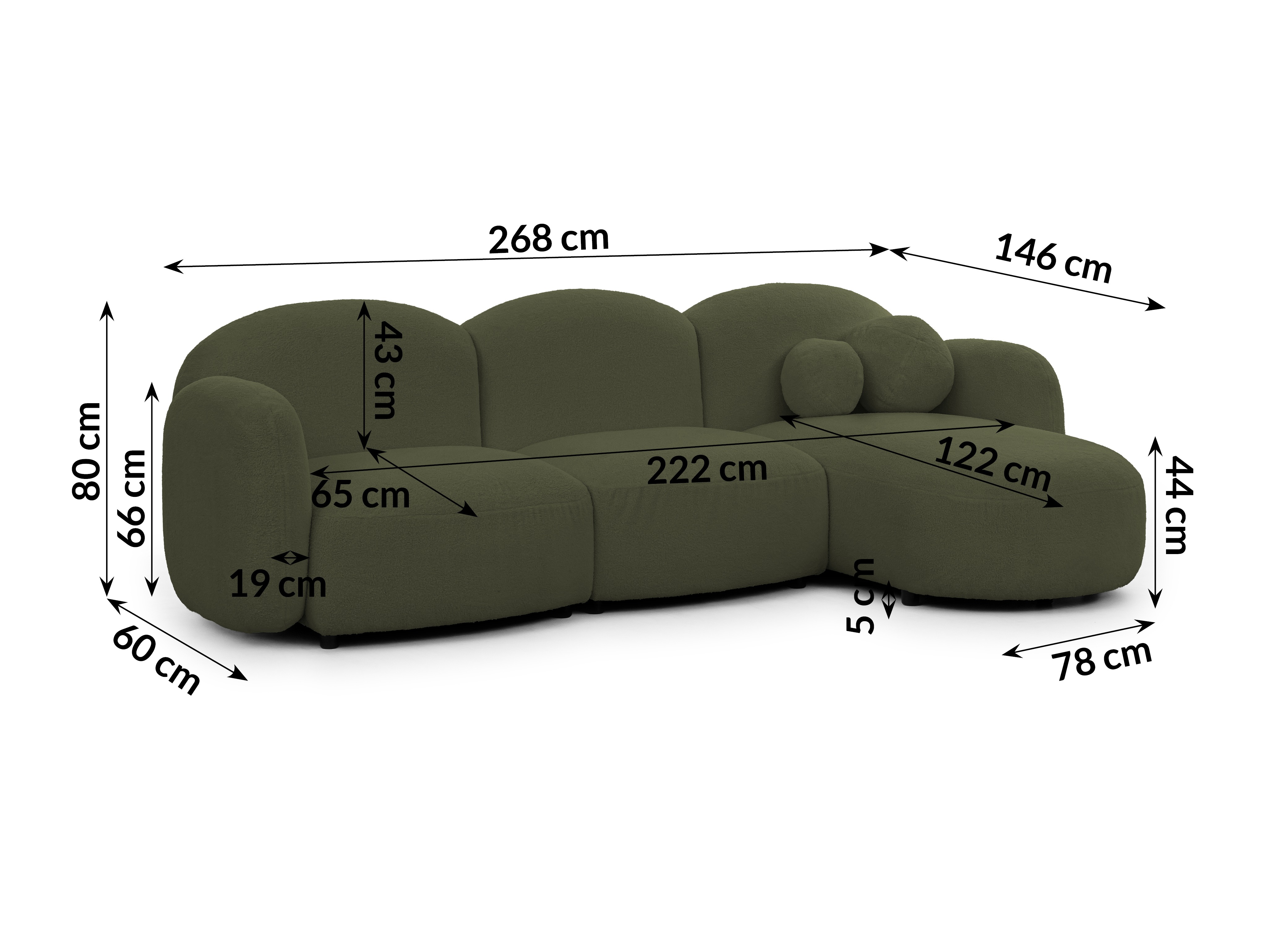 Hjørnesofa Rocklin 108 (Quelle 37)