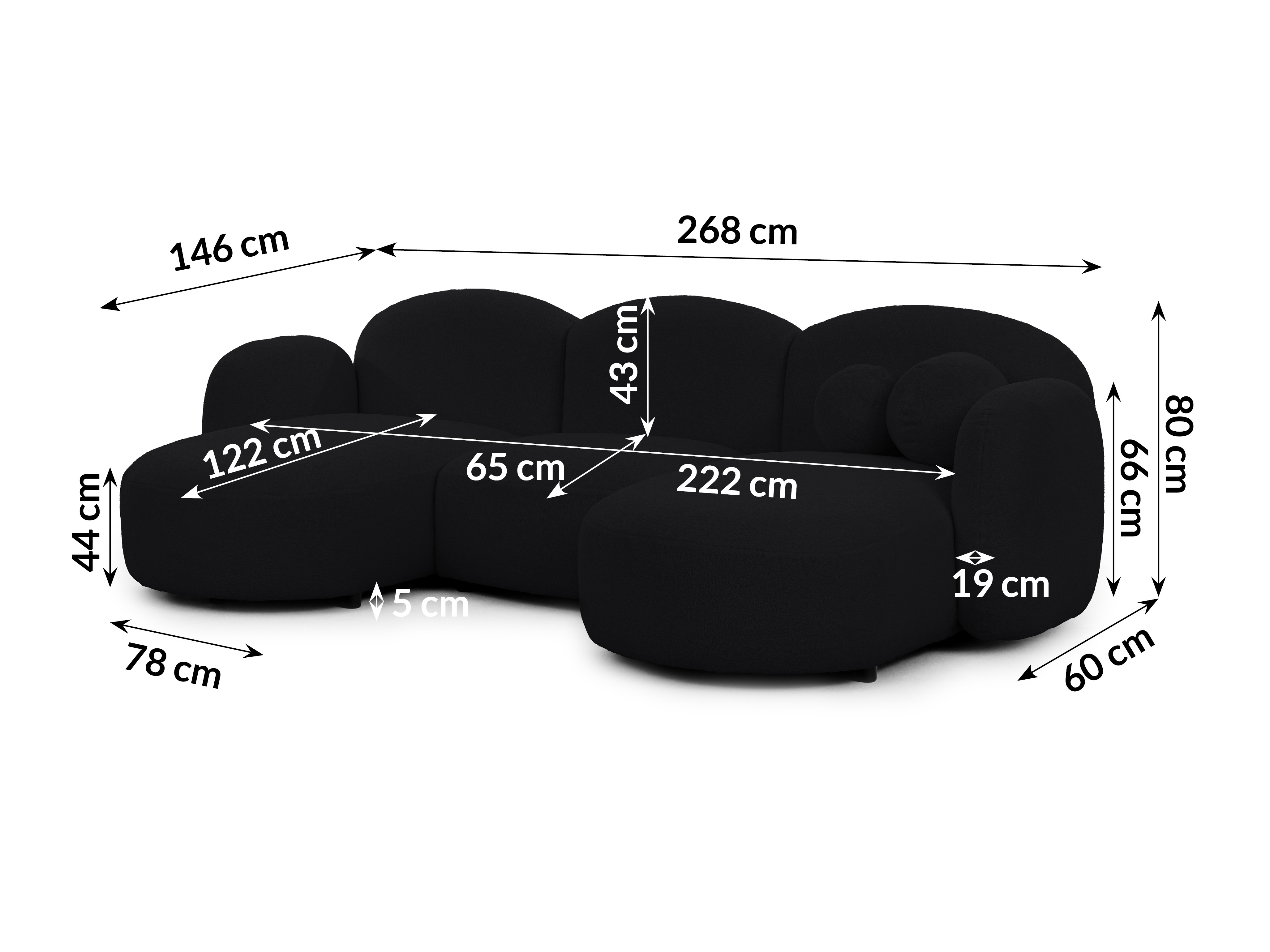Hjørnesofa Rocklin 109 (Quelle 100)