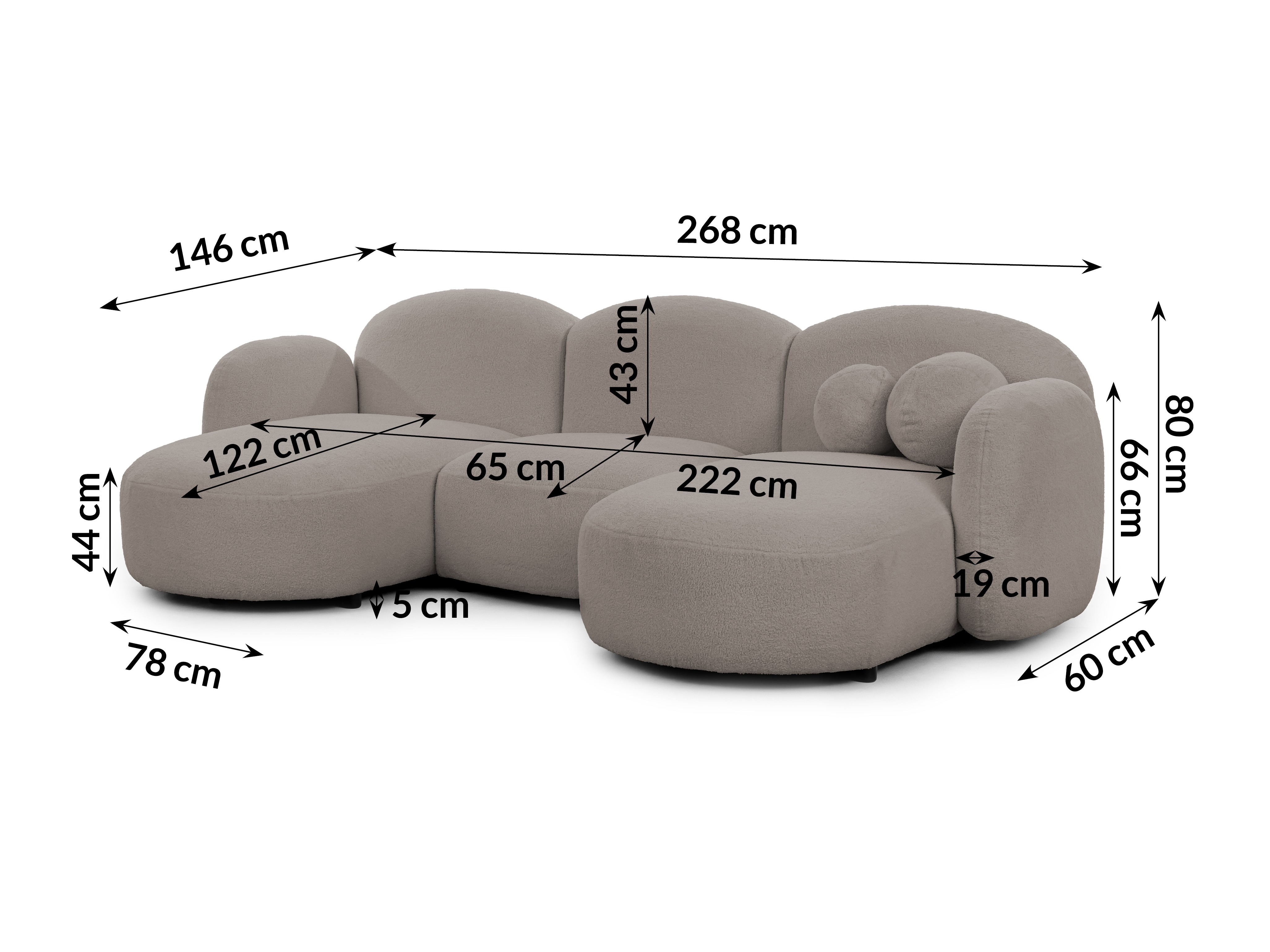 Hjørnesofa Rocklin 109 (Quelle 83)