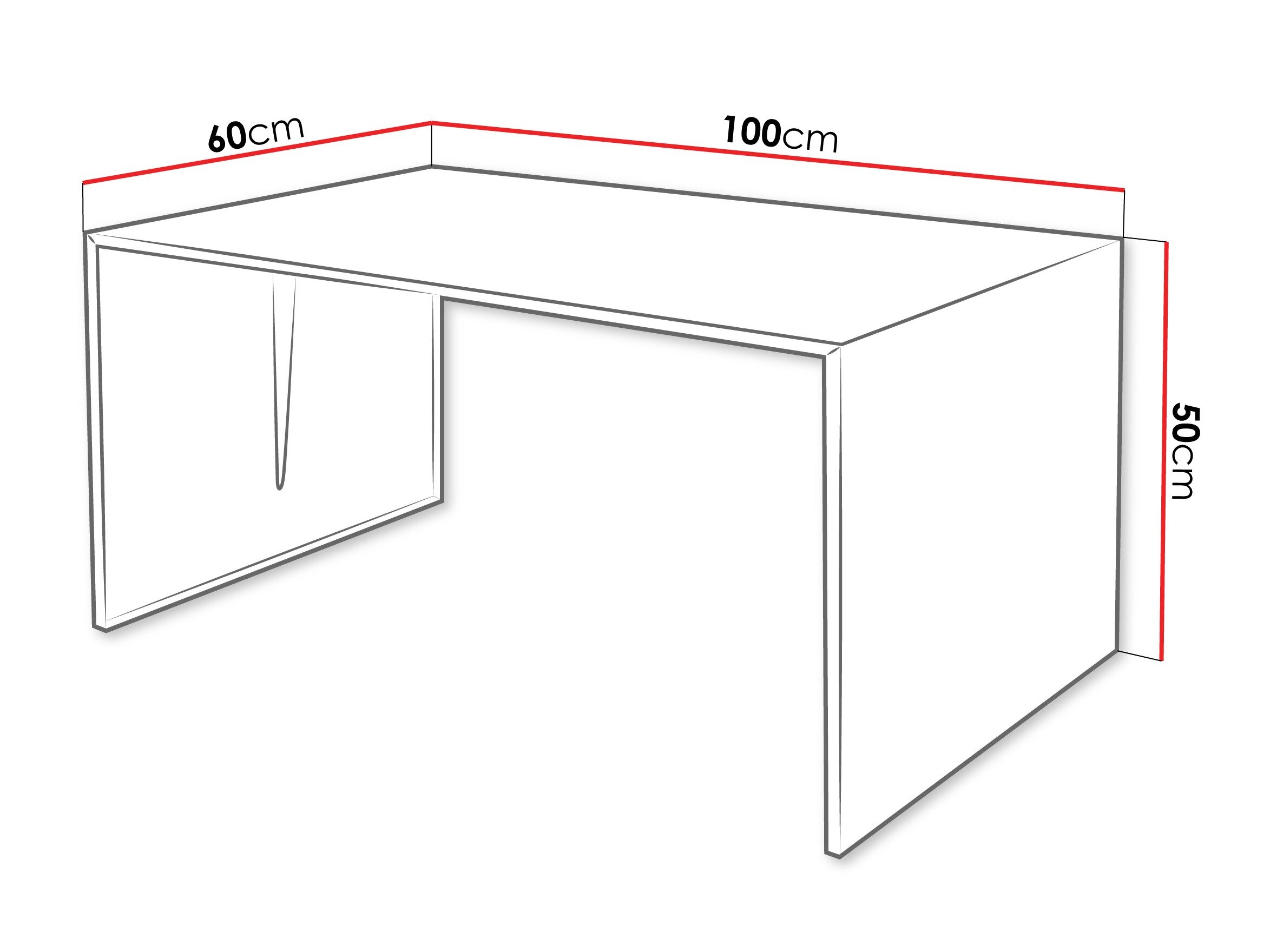 Sofabord Oswego 146 (Sort)