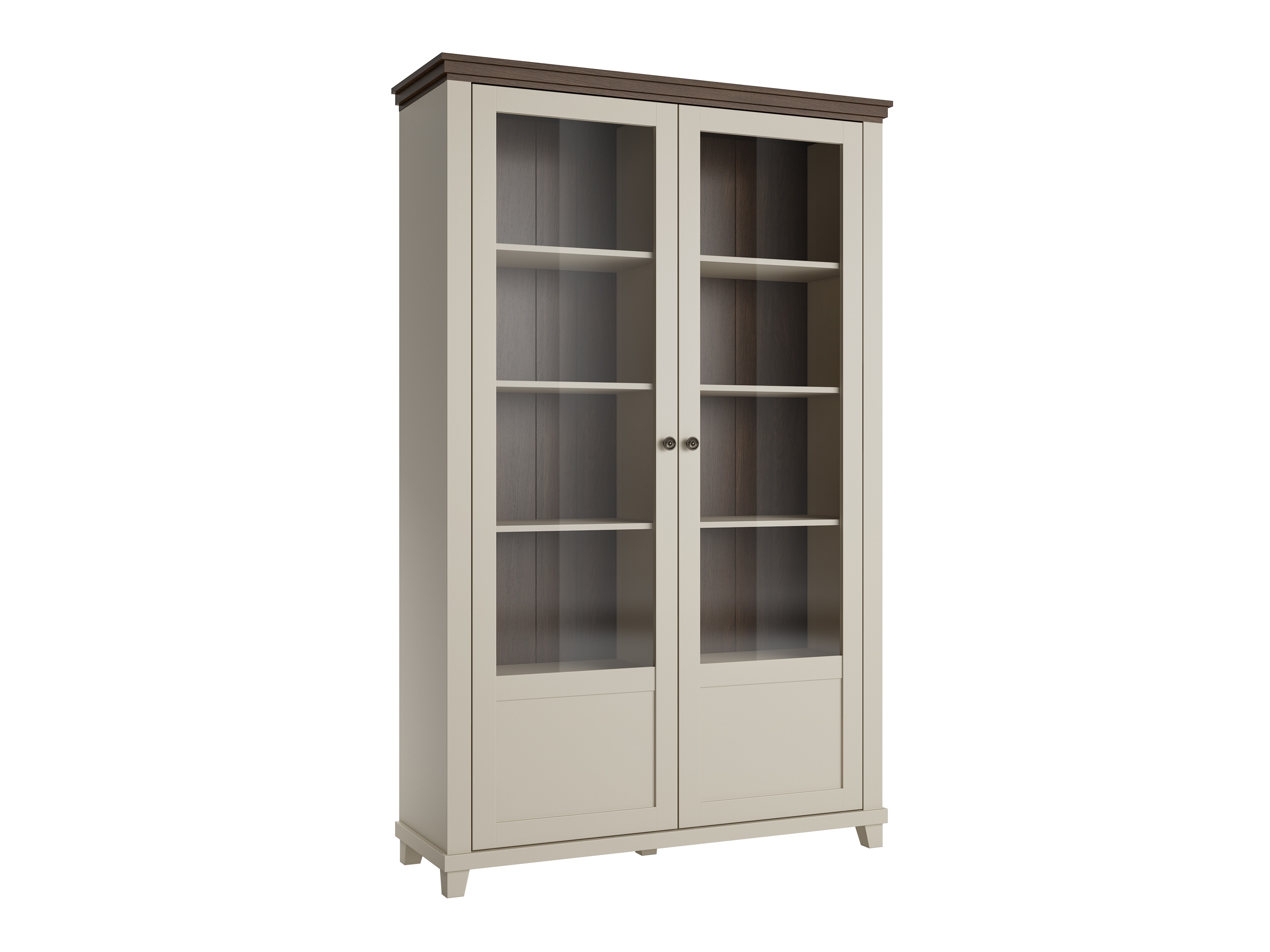Reol Tolnue 102 (Lys beige + Egetræ)