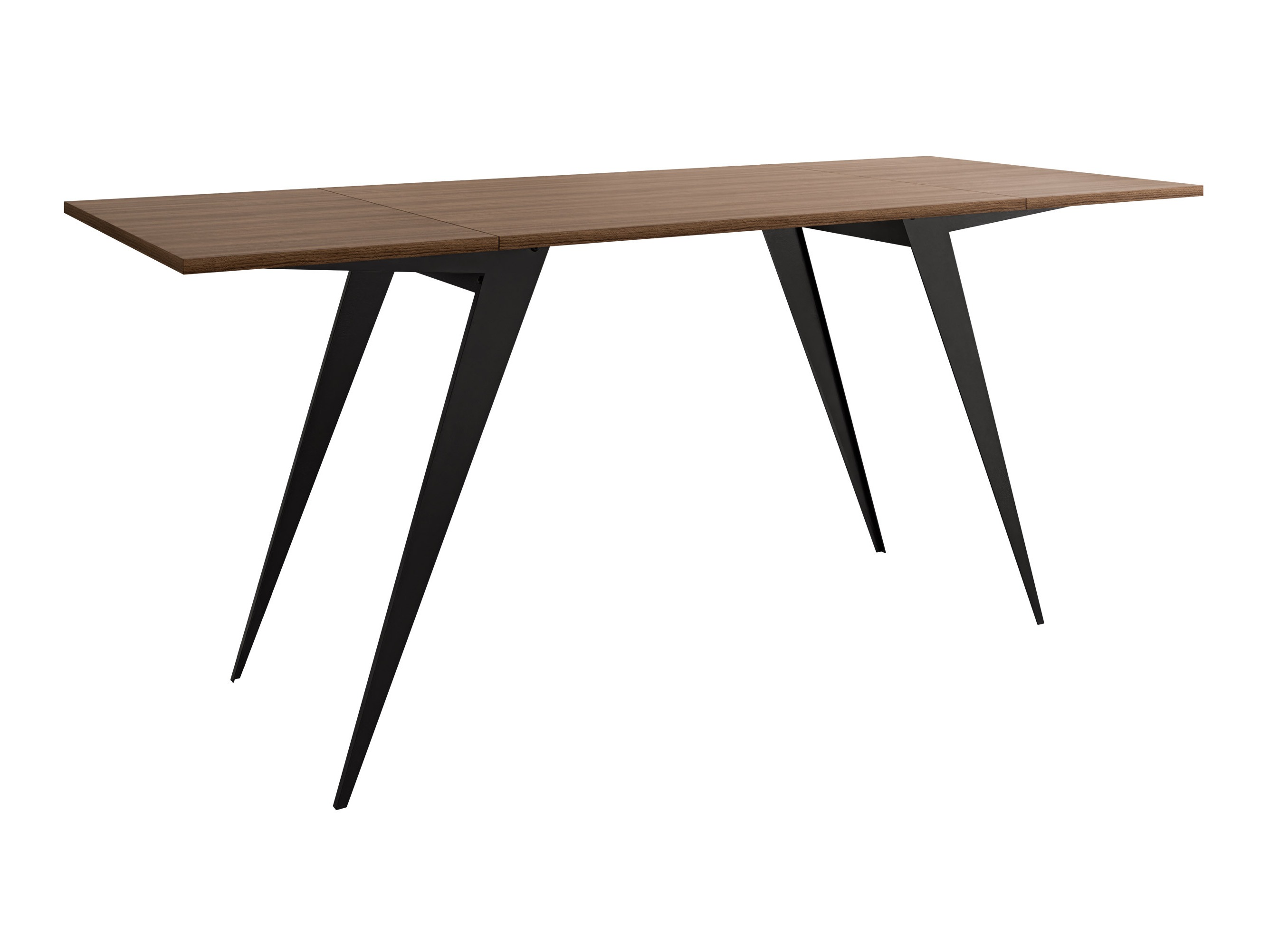 Transforming sofabord Oswego 150 (Valnød + Sort)