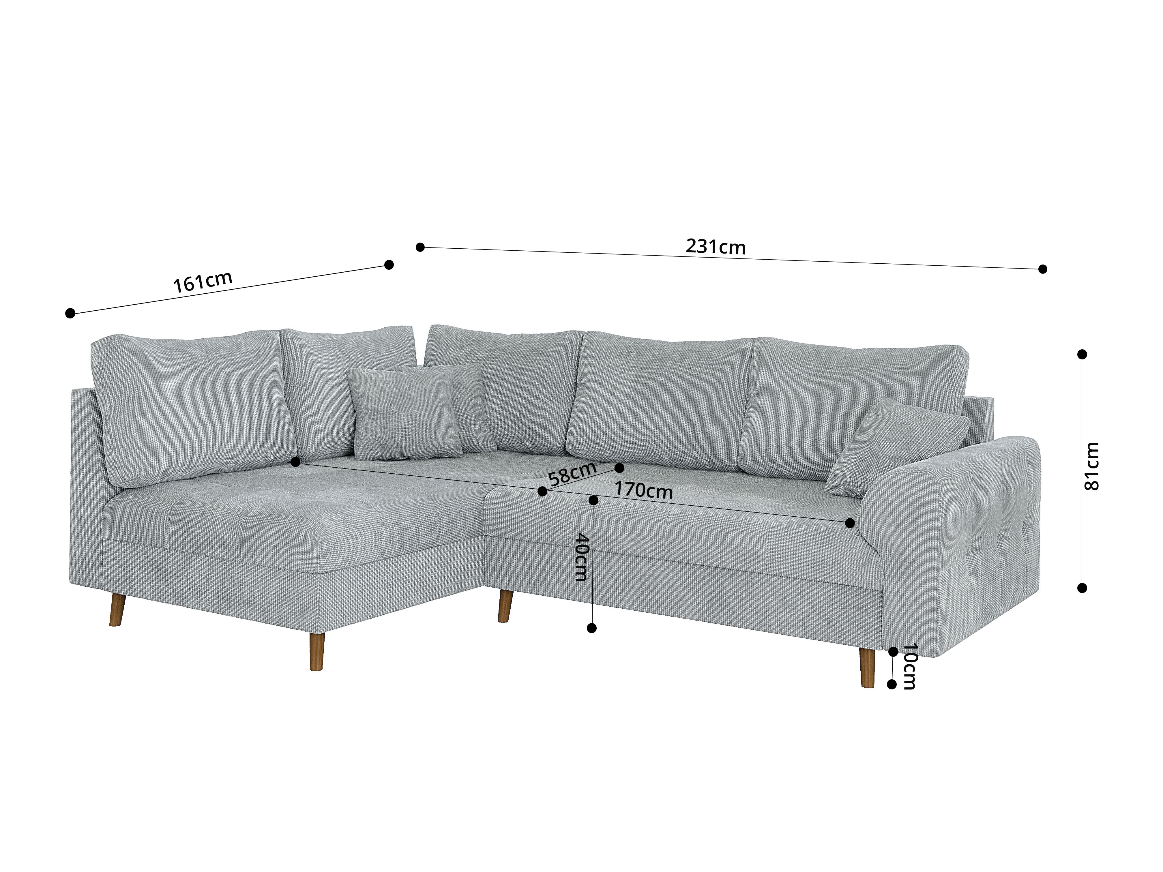 Hjørnesofa Elbmori 100 (Flow 16)