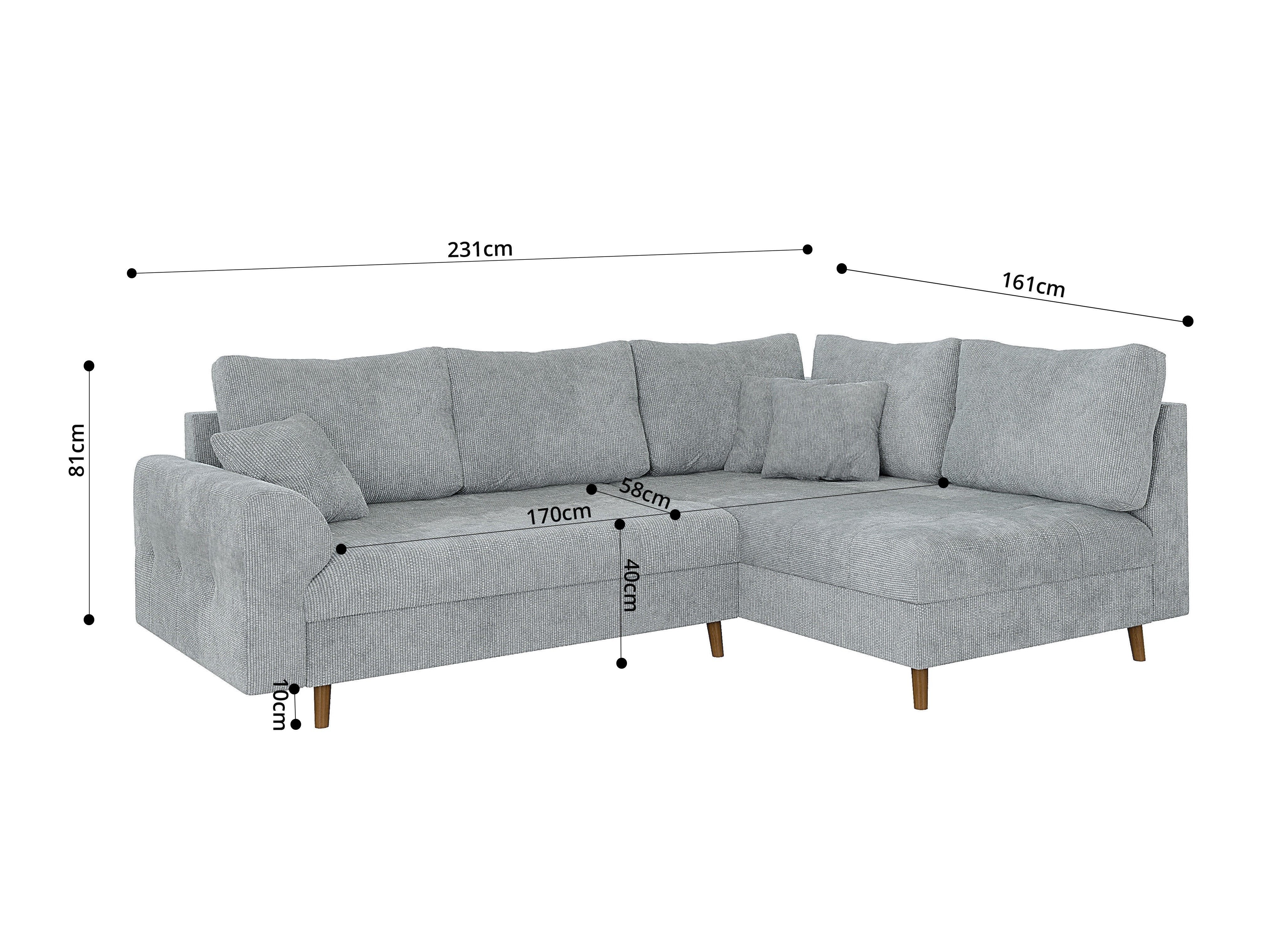 Hjørnesofa Elbmori 100 (Flow 16)