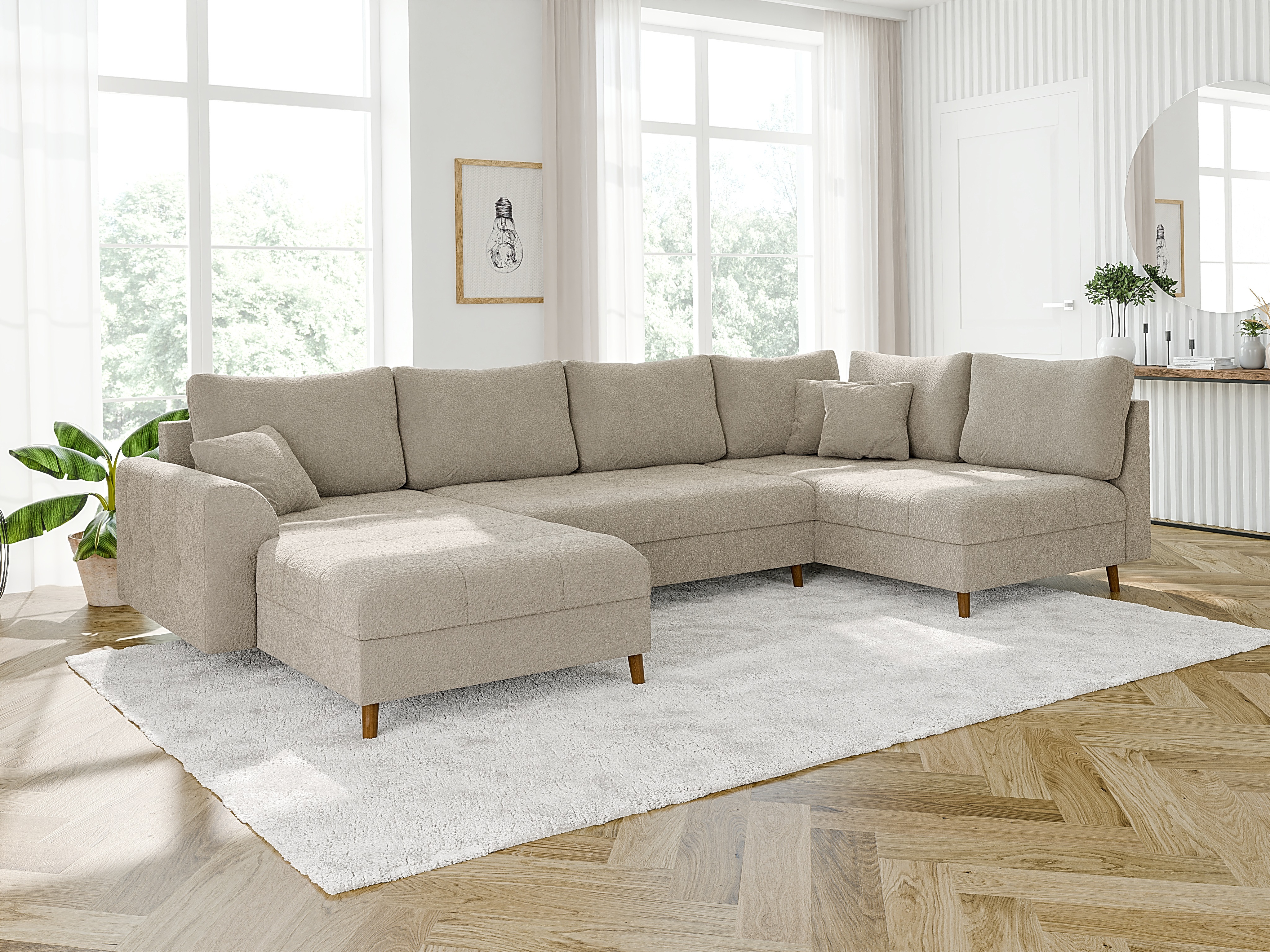 Hjørnesofa Elbmori 101 (Coral 65)