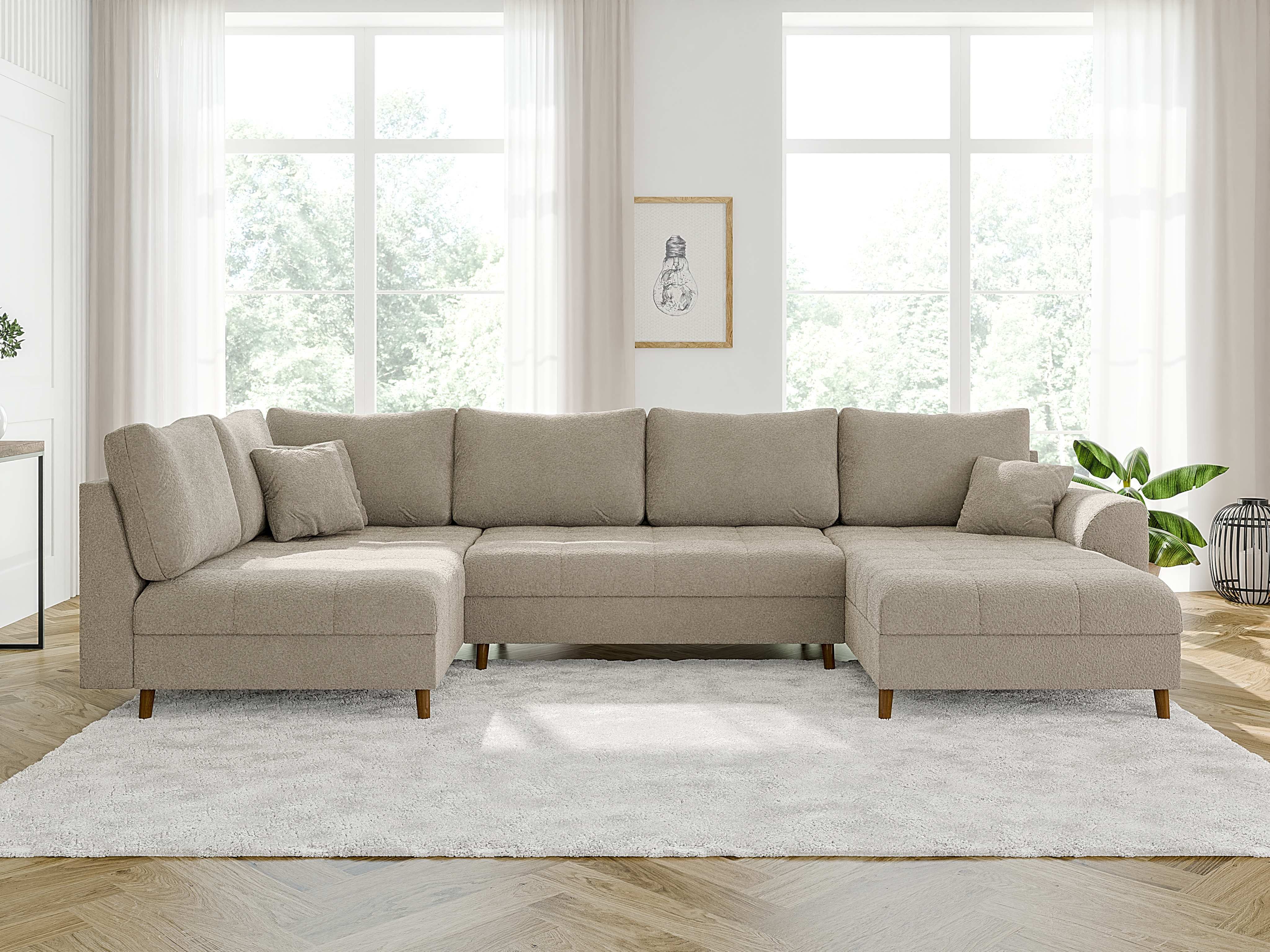 Hjørnesofa Elbmori 101 (Coral 65)