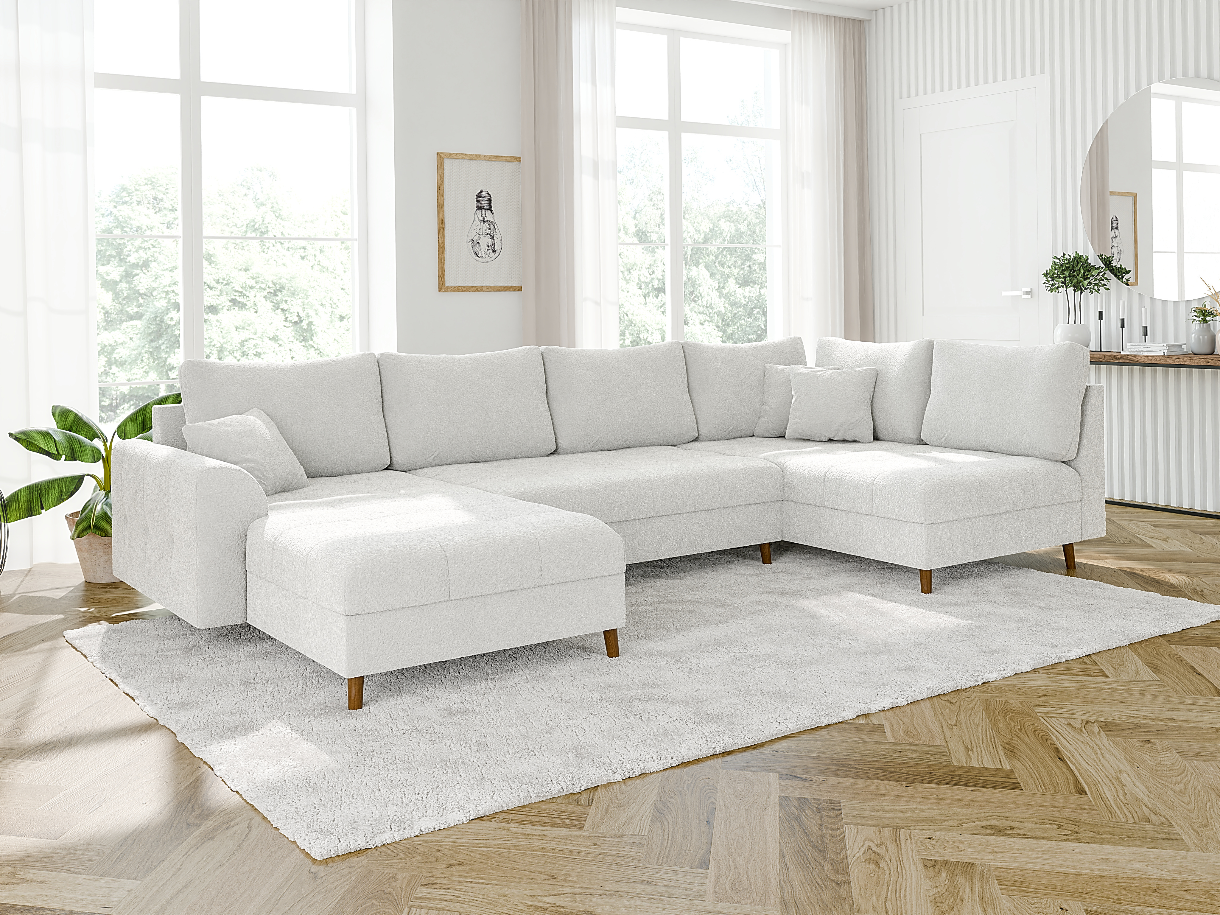 Hjørnesofa Elbmori 101 (Coral 70)