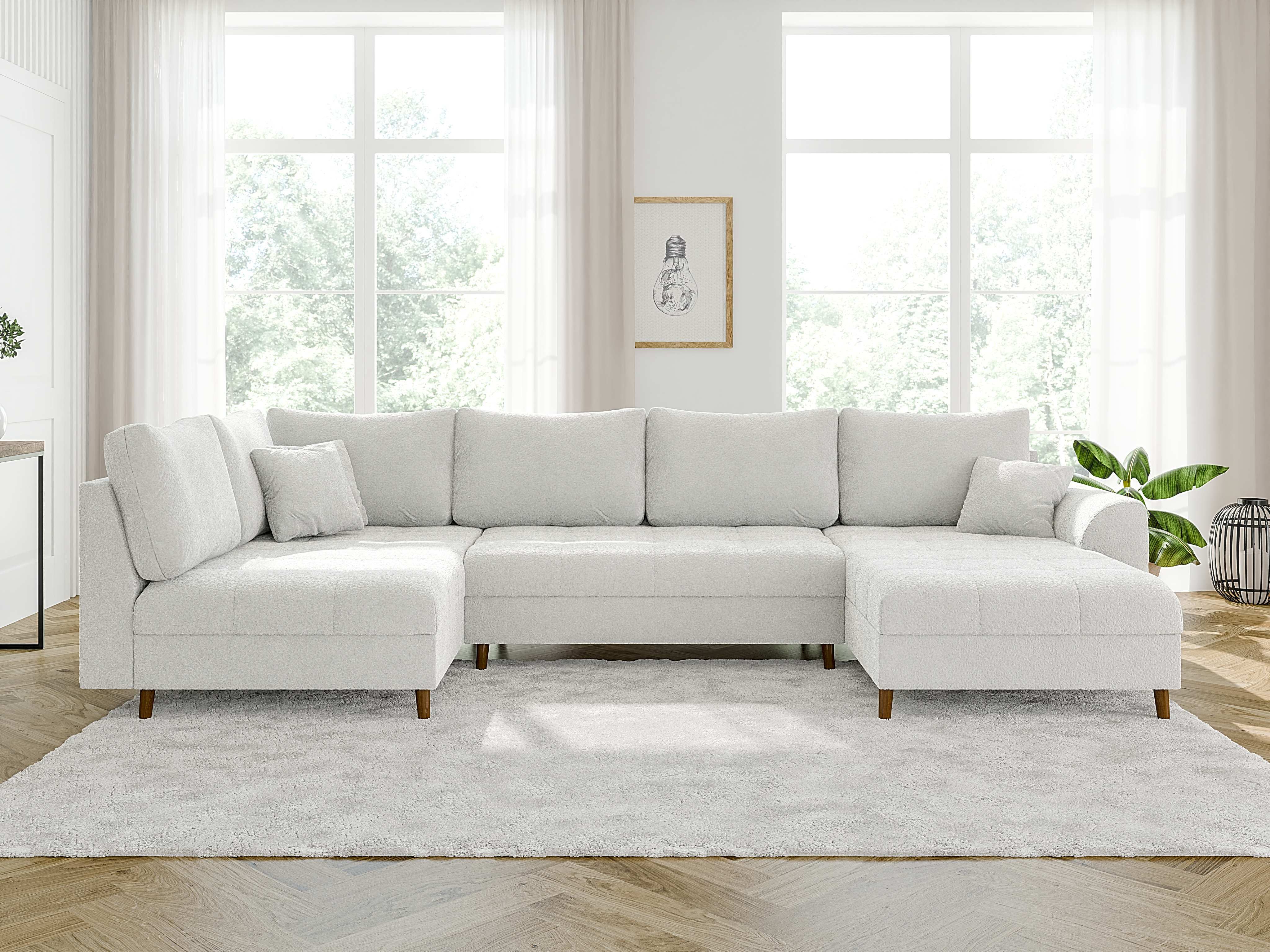 Hjørnesofa Elbmori 101 (Coral 70)