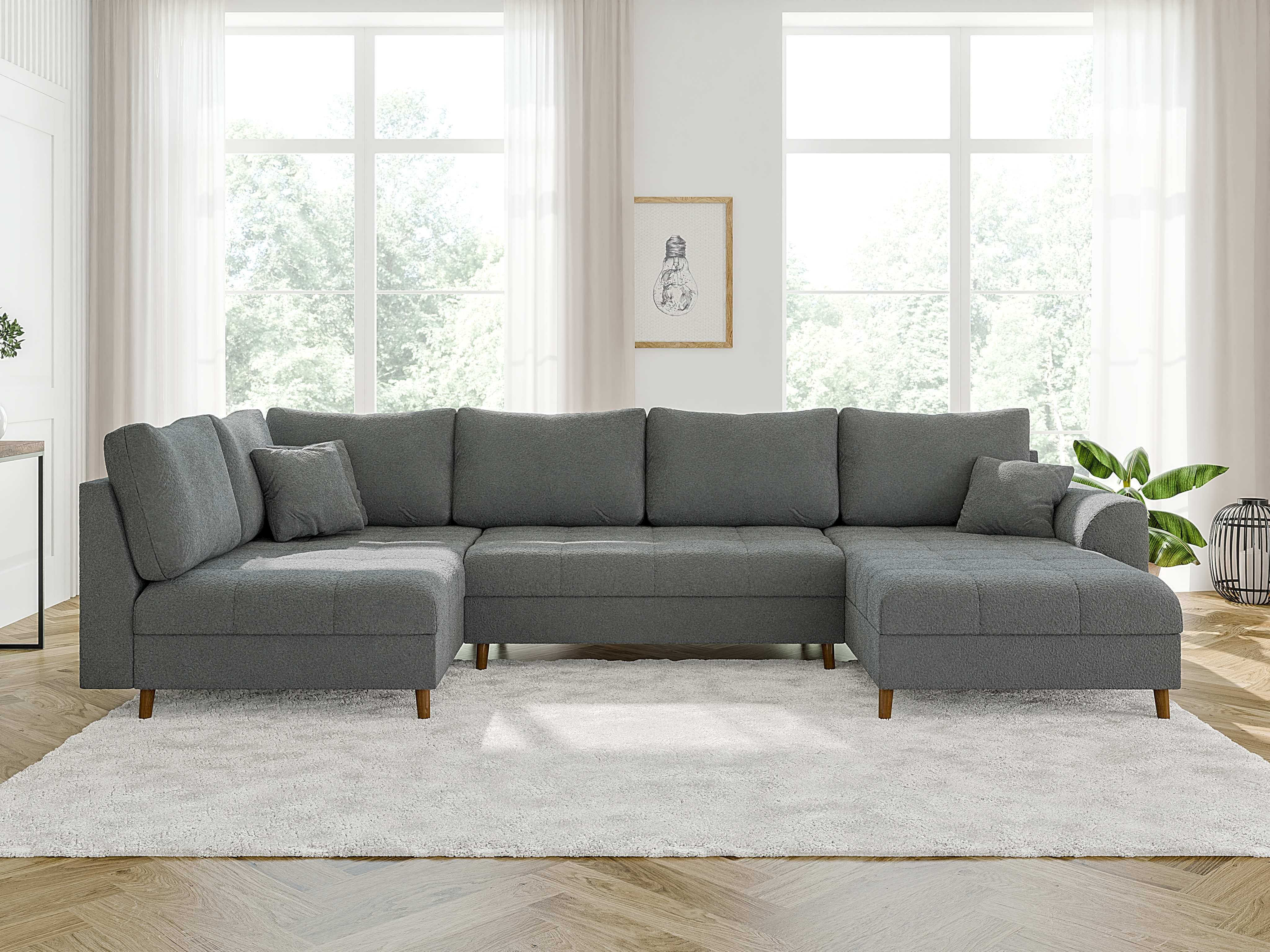 Hjørnesofa Elbmori 101 (Coral 75)