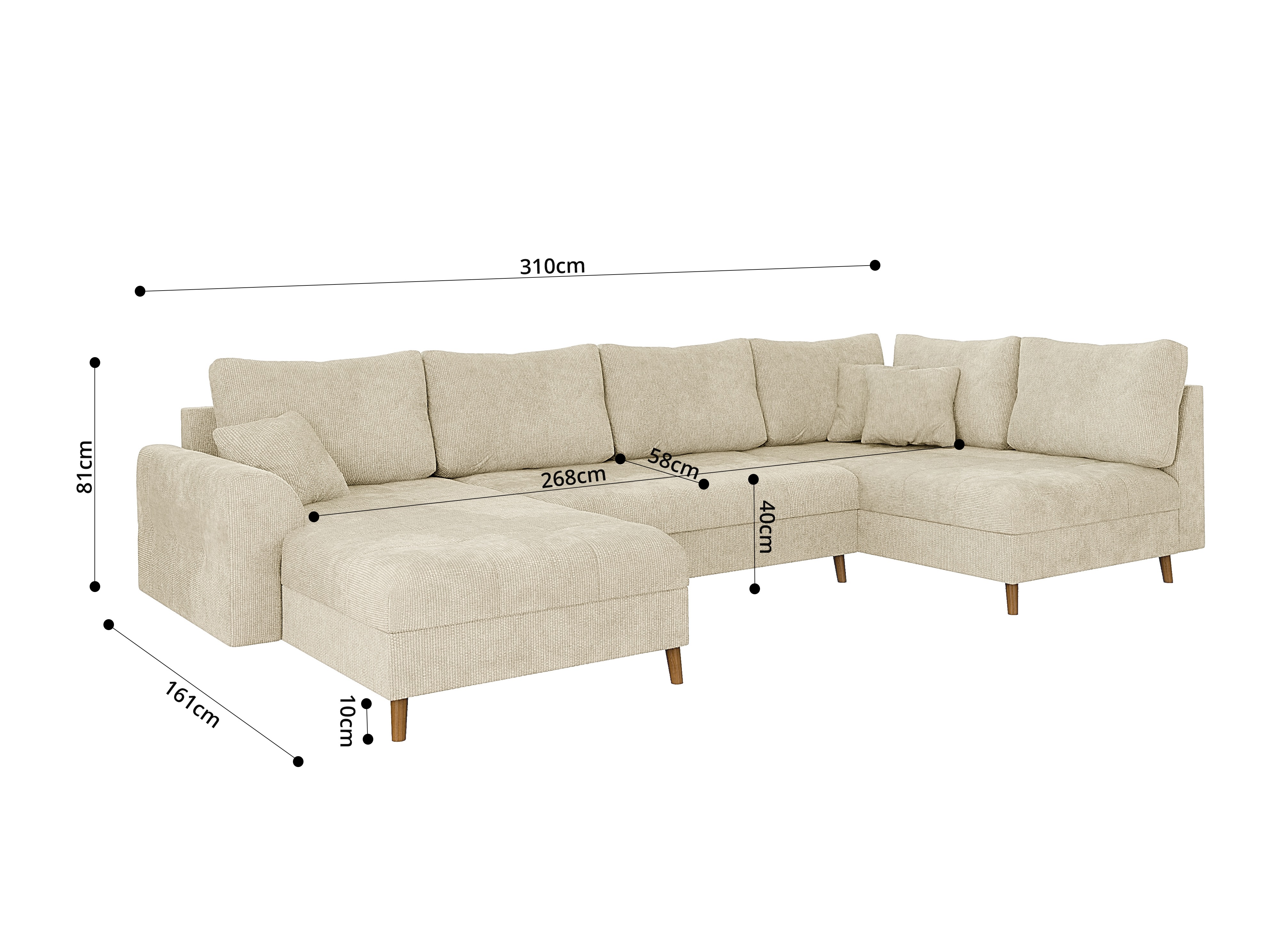 Hjørnesofa Elbmori 101 (Flow 05)
