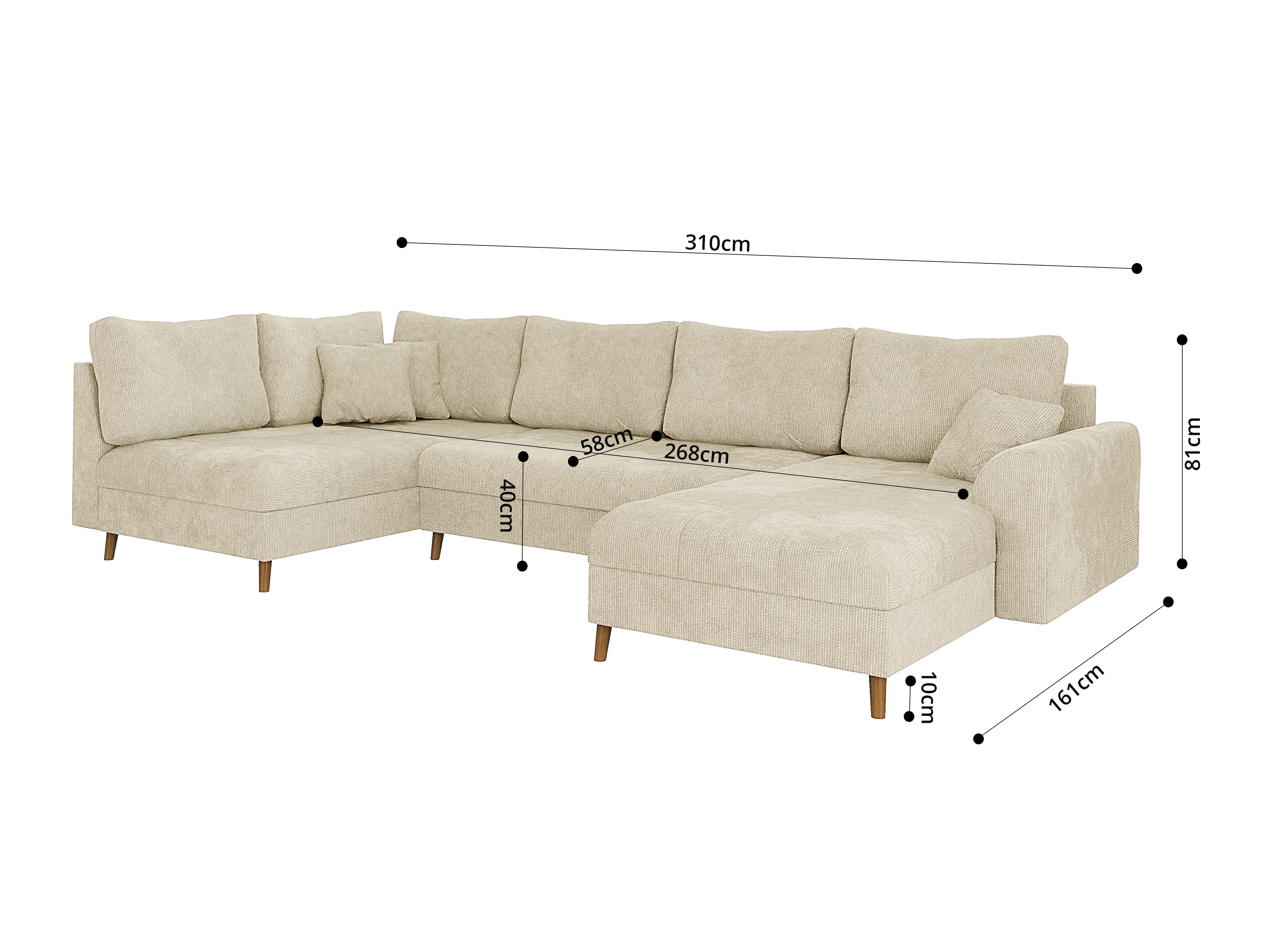 Hjørnesofa Elbmori 101 (Flow 05)